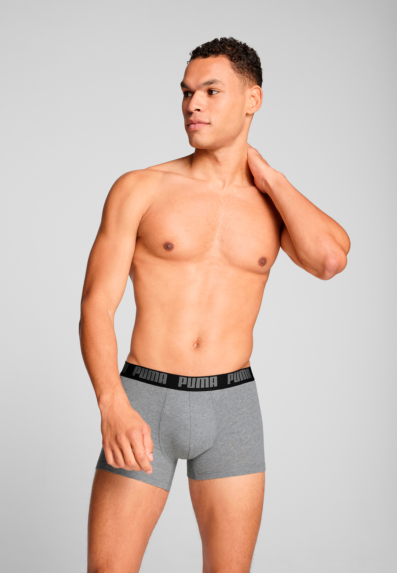 PUMA Boxers »PUMA MEN EVERYDAY BASIC BOXERS 2P« Paquet, 2er Pack,  mit Puma Webbund