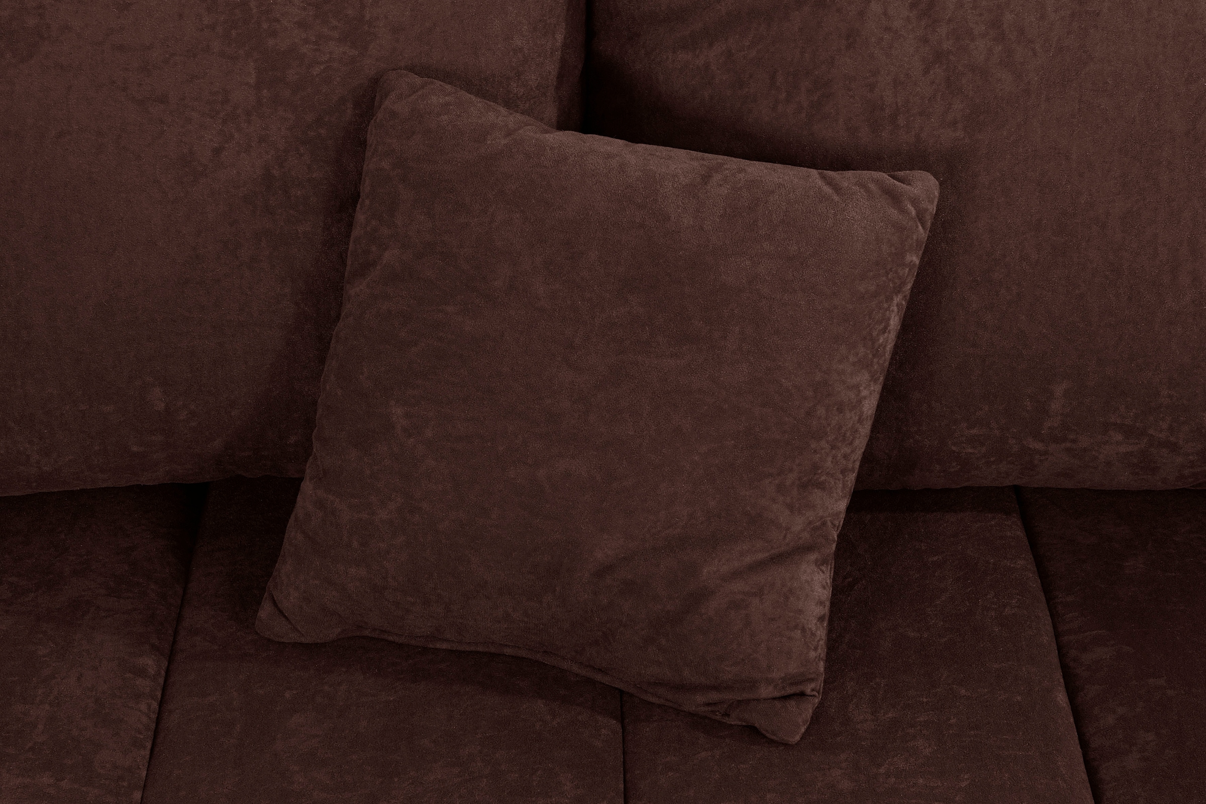 INOSIGN Ecksofa »Imola, elegant und modern, aktuelle Steppung im Sitz, bequem, L-Form«, frei im Raum stellbar, wahlweise mit Bettfunktion und Bettkasten