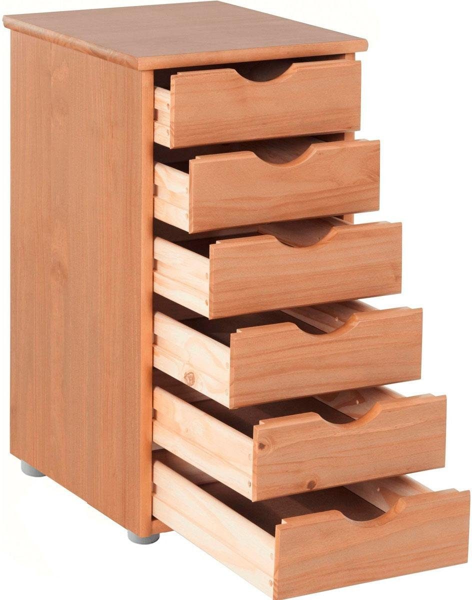 INOSIGN Kommode »Gava« aus massivem Kiefernholz, mit Stauraummöglichkeiten, Breite 39 cm