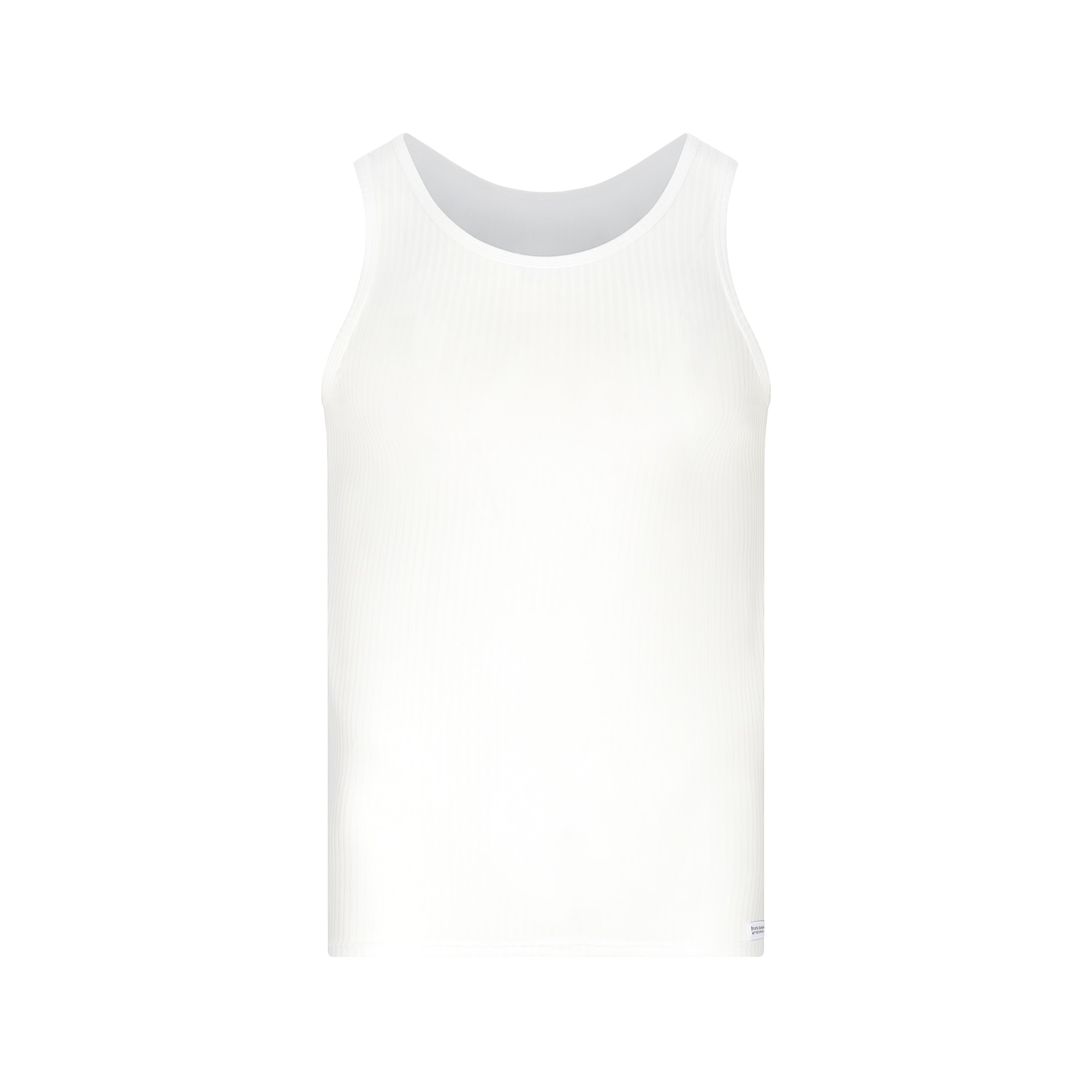 Bruno Banani T-shirt »FINE RIB«, mit Rundhalsausschnitt, Cotton-Mix, elastisch
