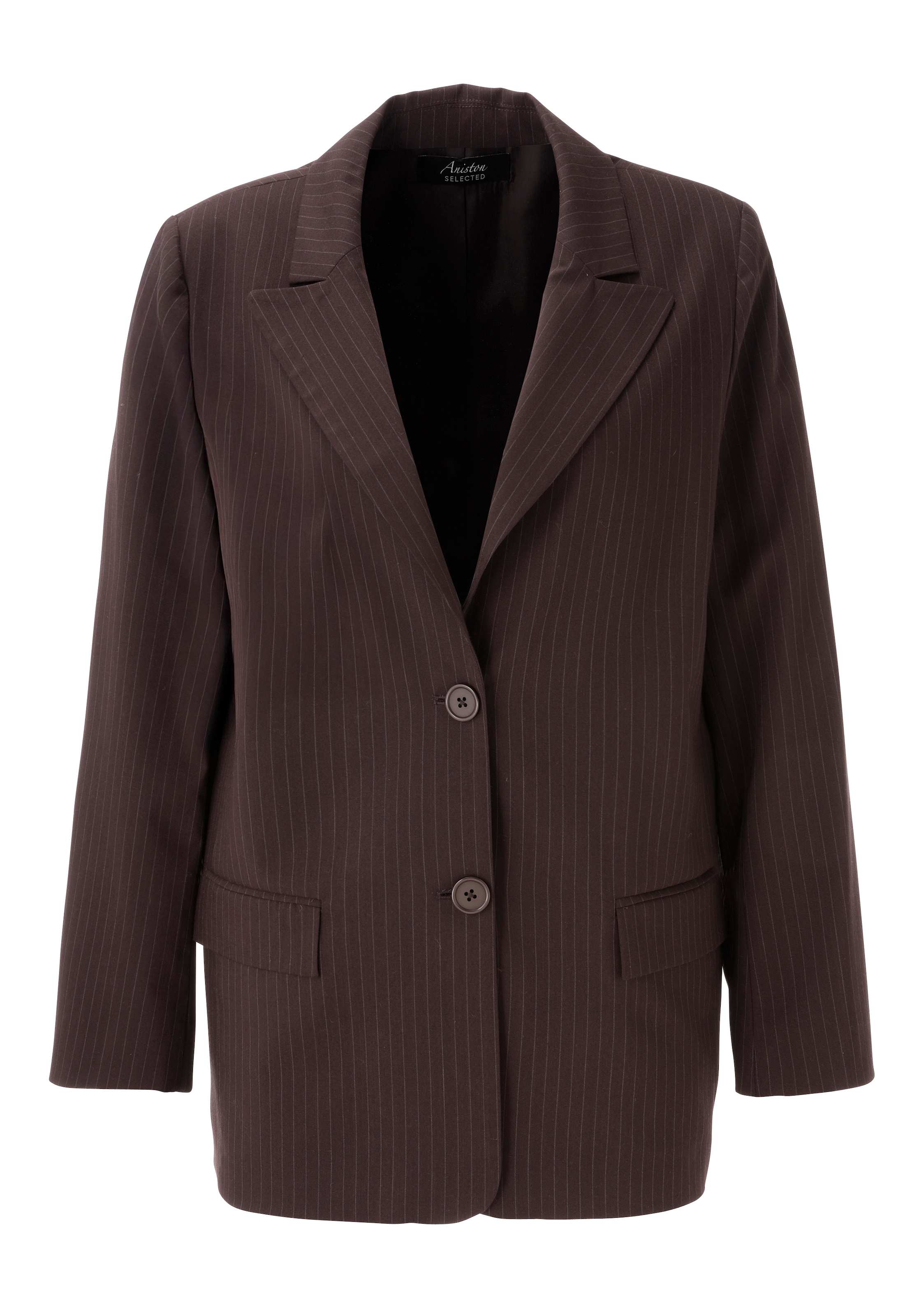 Aniston SELECTED Longblazer mit feinen, eleganten Nadelstreifen - NEUE KOLLEKTION