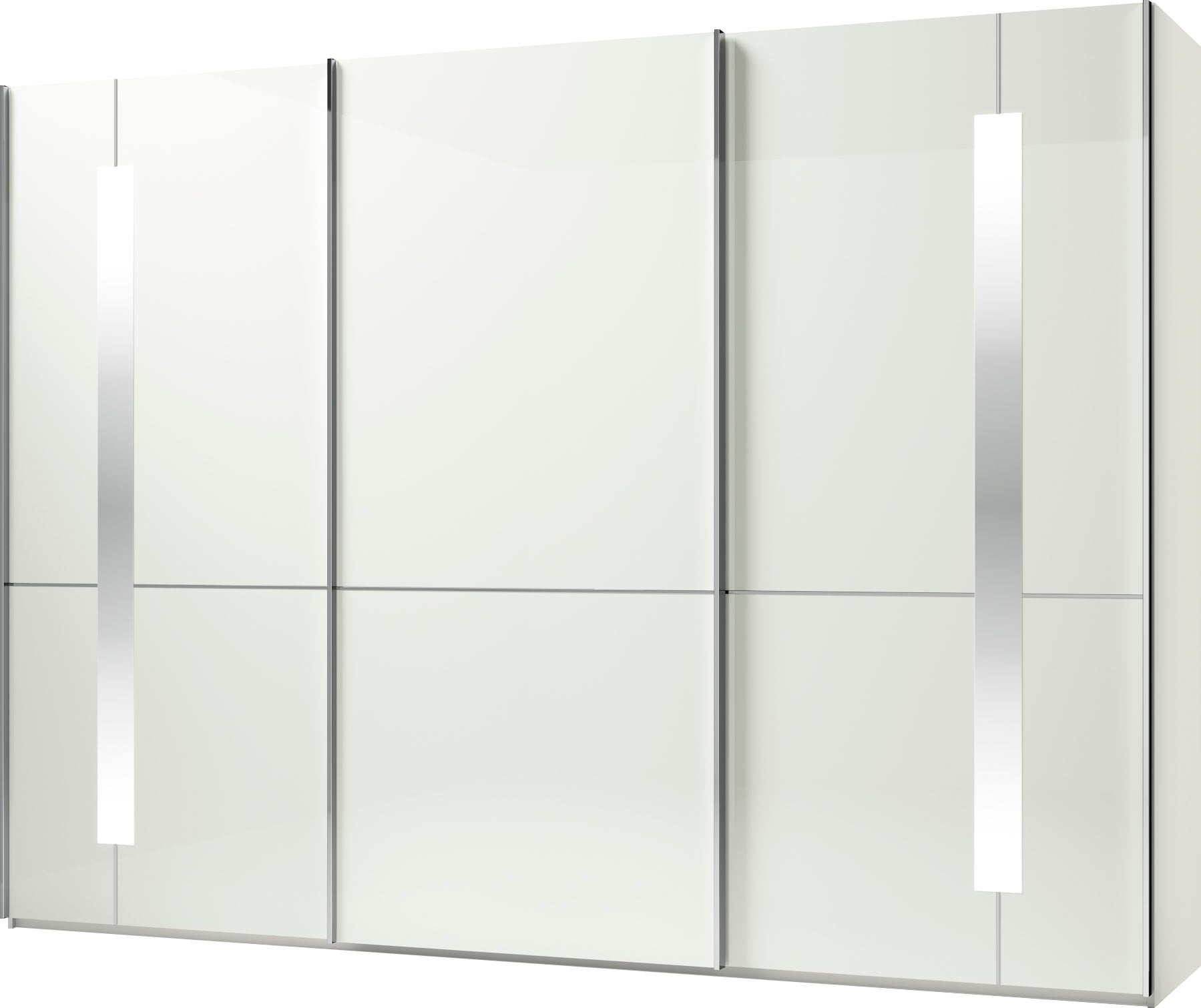 Musterring Armoire à portes coulissantes »Imola W« comprend étagères et tringles, avec portes vitrées et miroir décoratif