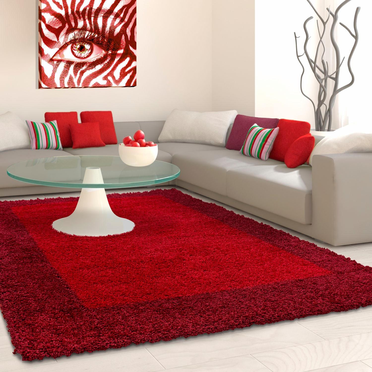 Ayyildiz Teppiche Hochflor-Teppich »Life Shaggy 1503«, rechteckig, Wohnzimmer