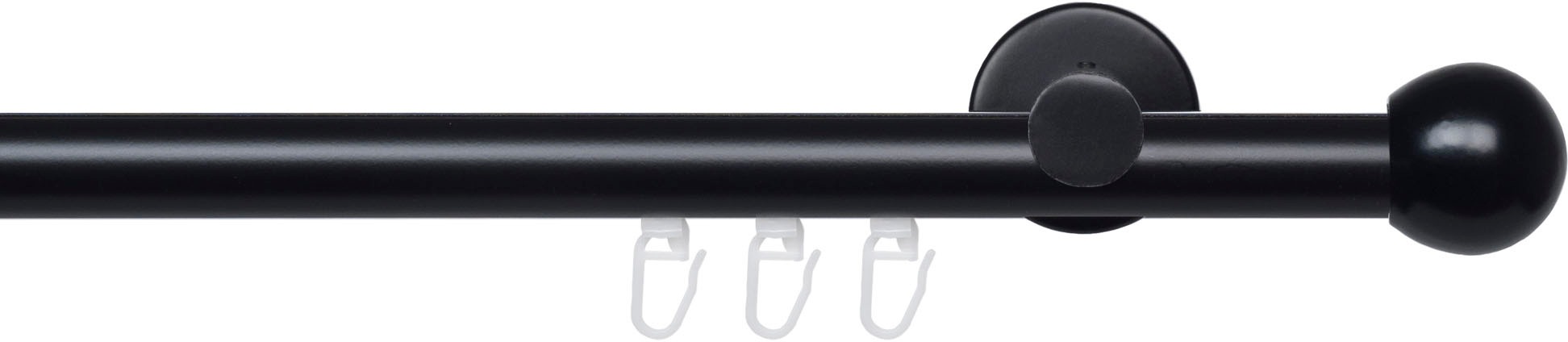 Image of Liedeco Gardinenstange »Innenlaufgarnitur 20 mm Blues Kugel«, 1 läufig-läufig, Fixmass, Gardinenstange Komplett bei Ackermann Versand Schweiz