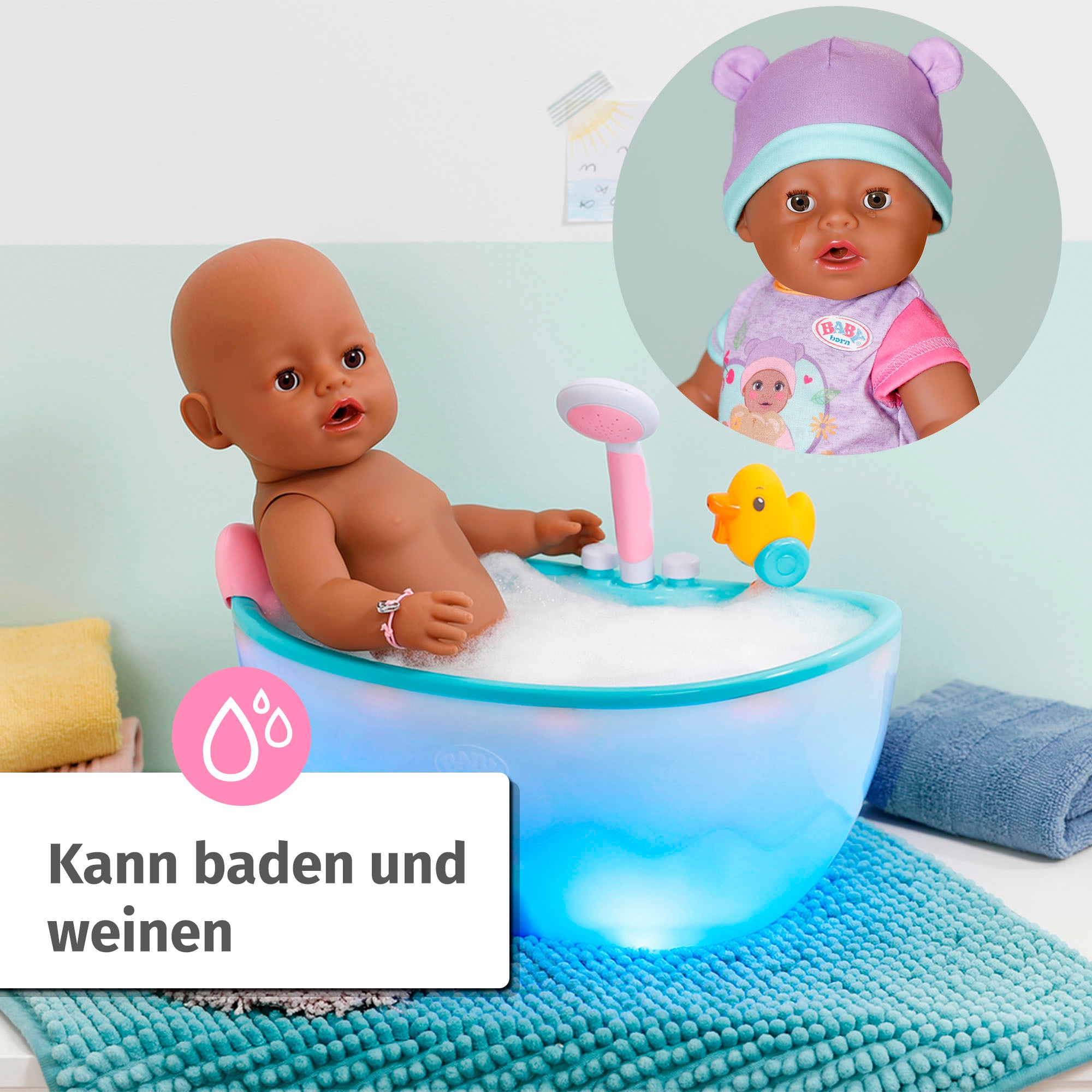 Baby Born Babypuppe »Eva, 43 cm«