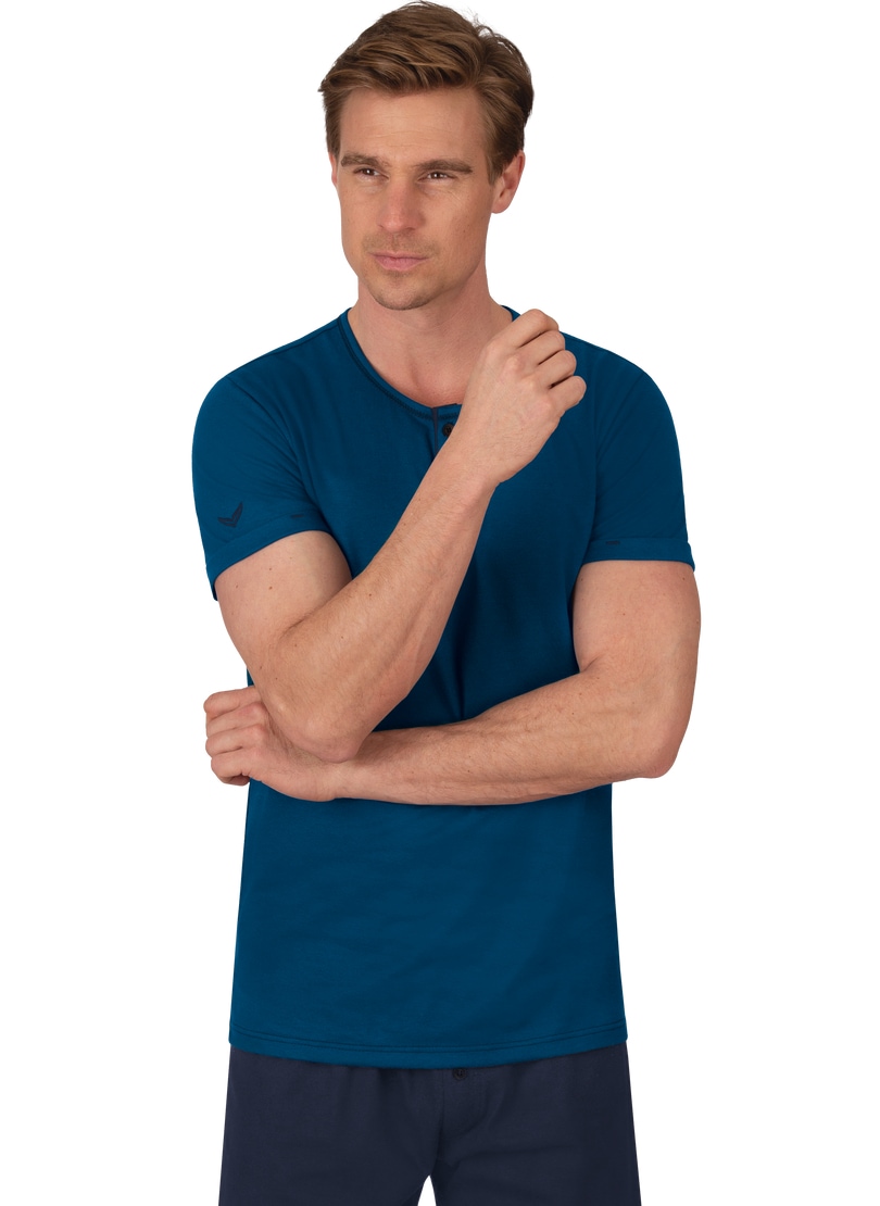 ♕ Trigema T-Shirt »TRIGEMA T-Shirt Knopfleiste aus Biobaumwolle«  versandkostenfrei auf