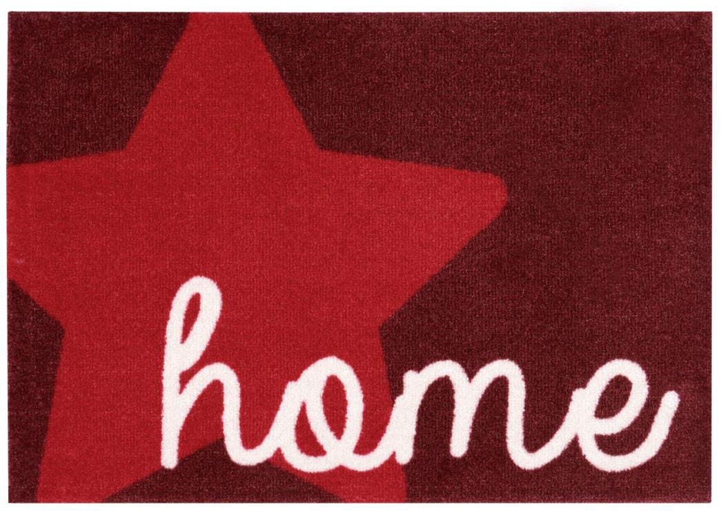 HANSE Home Fussmatte »Star Home«, rechteckig, Stern, mit Spruch, Schrift,  Robust, Rutschhemend, Eingang, Waschbar kaufen | Flachgewebe-Teppiche