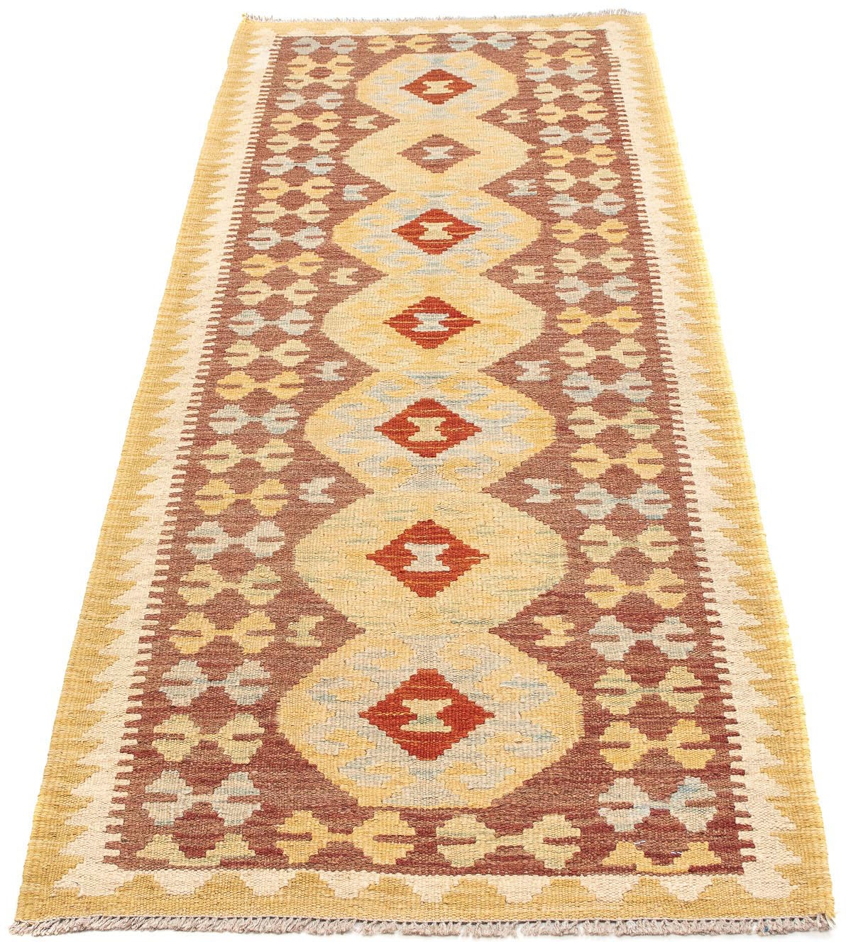 Image of morgenland Läufer »Kelim Maimene Durchgemustert 186 x 71 cm«, rechteckig, 0,5 mm Höhe, Wendeteppich bei Ackermann Versand Schweiz