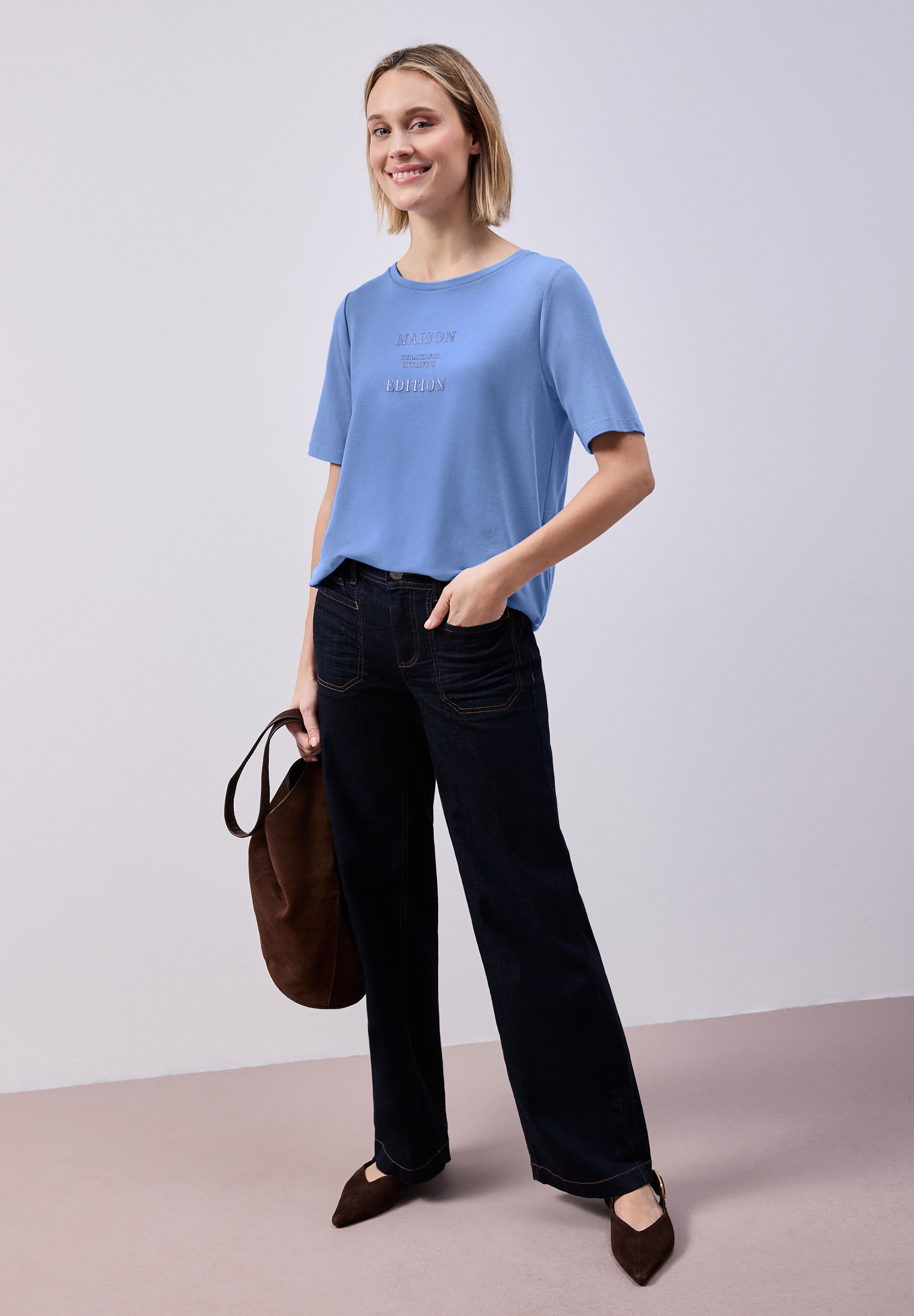 STREET ONE Kurzarmshirt mit Print