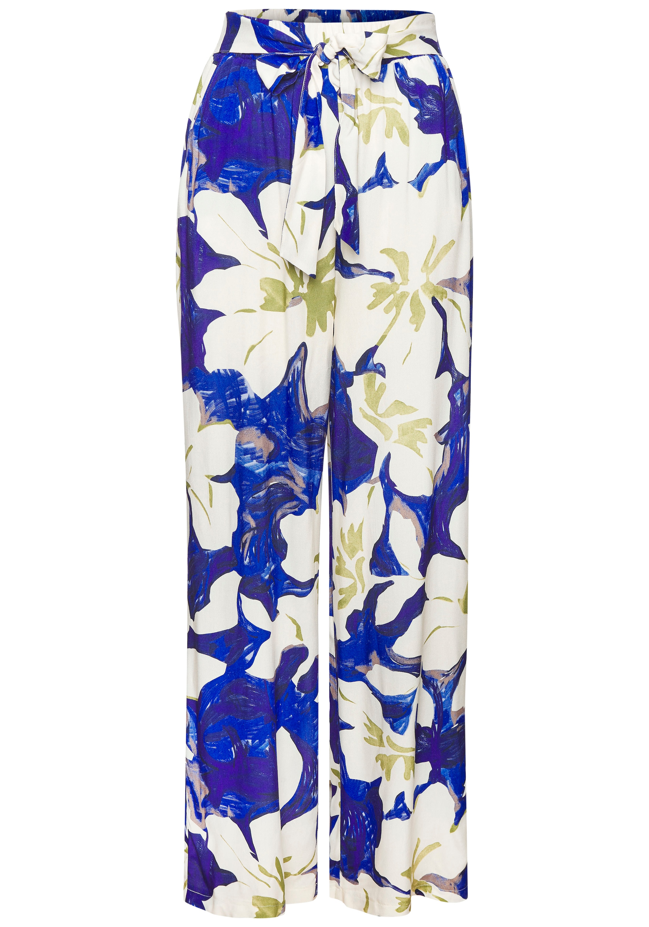 Vivance Palazzohose, mit grossem Blumendruck