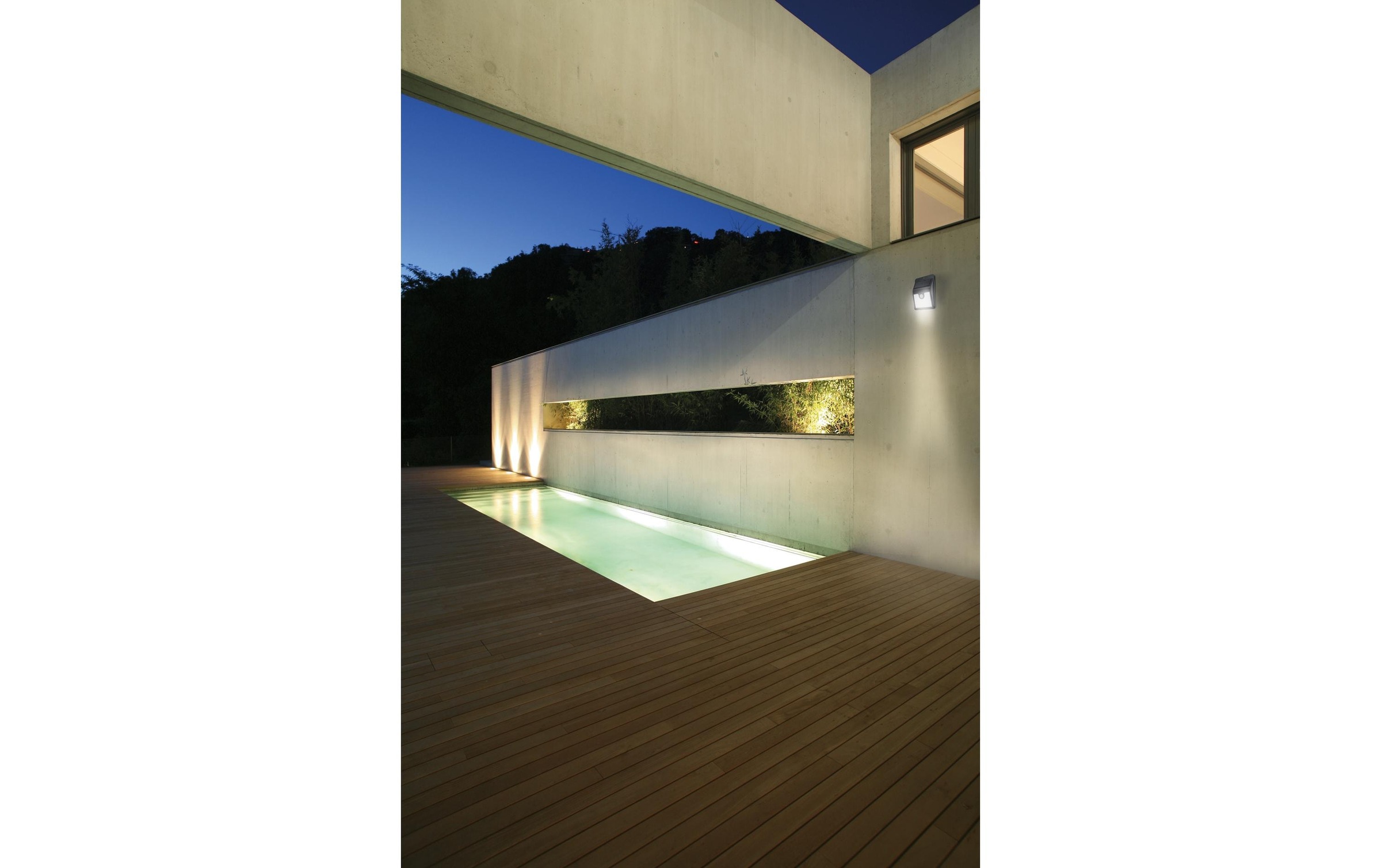 EGLO Gartenleuchte »Solar mit Sensor« 1 Stk. Neutralweiss Lithium-Ionen