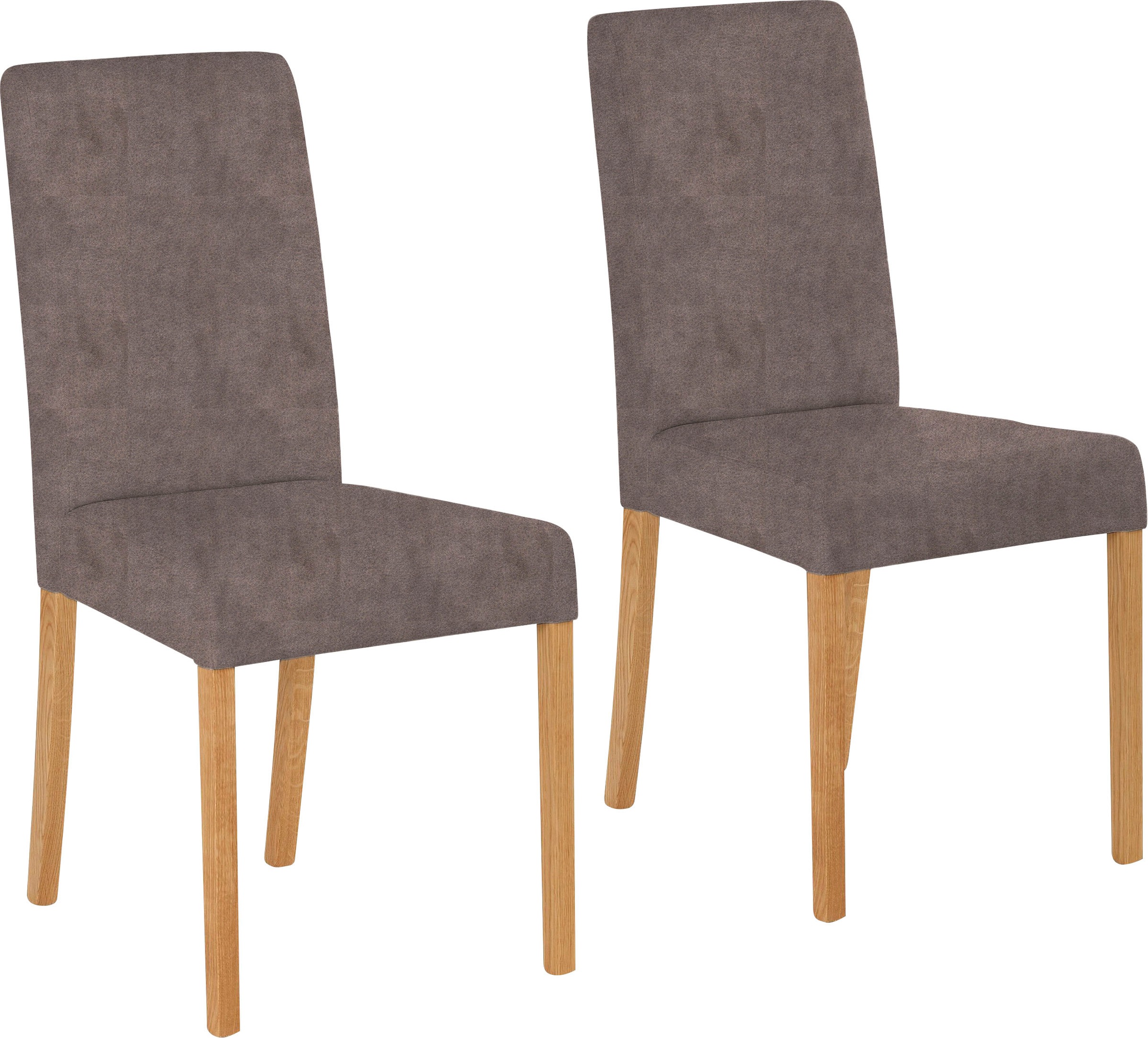 Image of Home affaire 4-Fussstuhl »Bologna«, (Set), 6 St., Microfaser, Gestell aus Massivholz bei Ackermann Versand Schweiz