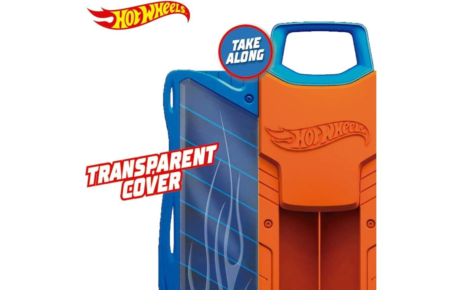 Hot Wheels Spielzeug-Auto »Action Cars 2-in-1 Multi Drag Race Car Case«