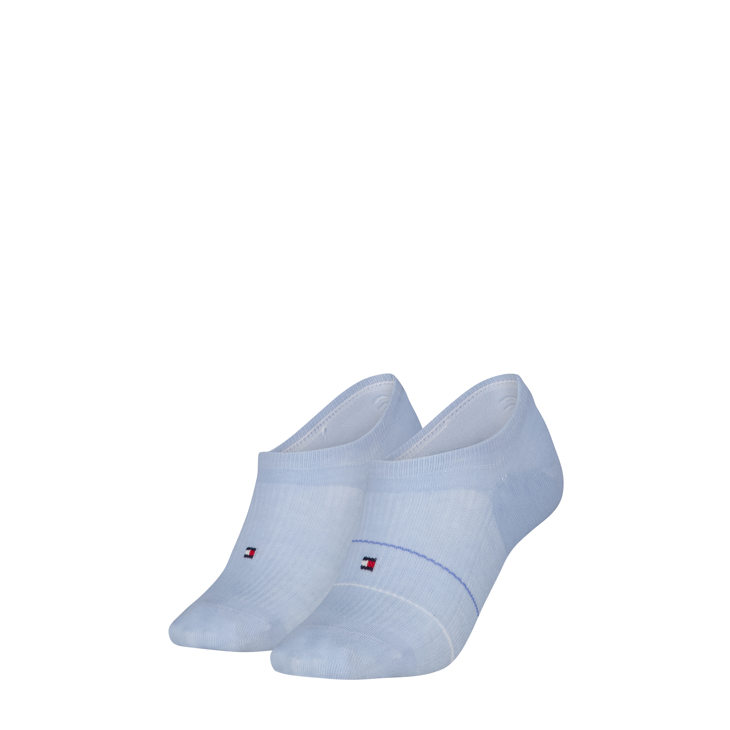 Image of Tommy Hilfiger Füsslinge "TH WOMEN FOOTIE HC 2P RIB STRIPE" 2 Paar