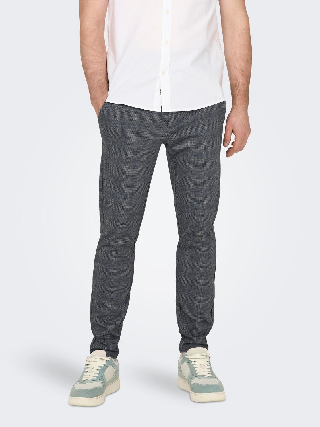 Chinohose »ONSMARK SLIM CHECK 020919 PANT NOOS«