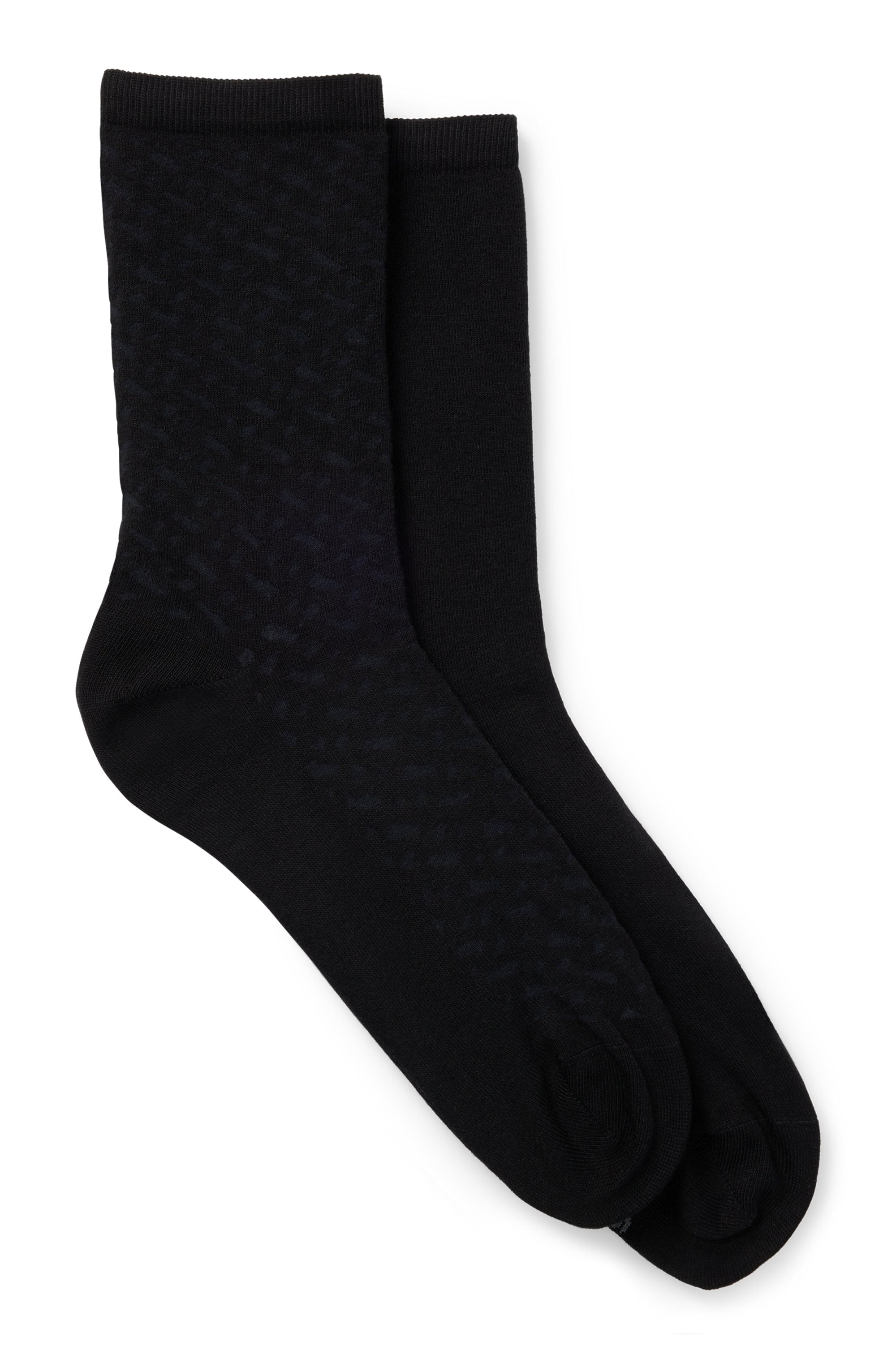 Image of BOSS Freizeitsocken "2P RS Monogram CC" Packung, 2er-Pack, 2 Stk. tlg. aus weicher Baumwollmischung