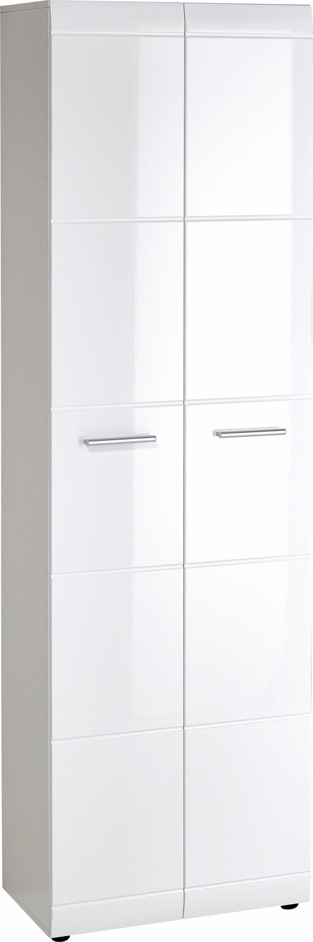 GERMANIA Garderoben-Set »Adana«, (Set, 6 St.), Farbe weiss mit Hochglanz Fronten