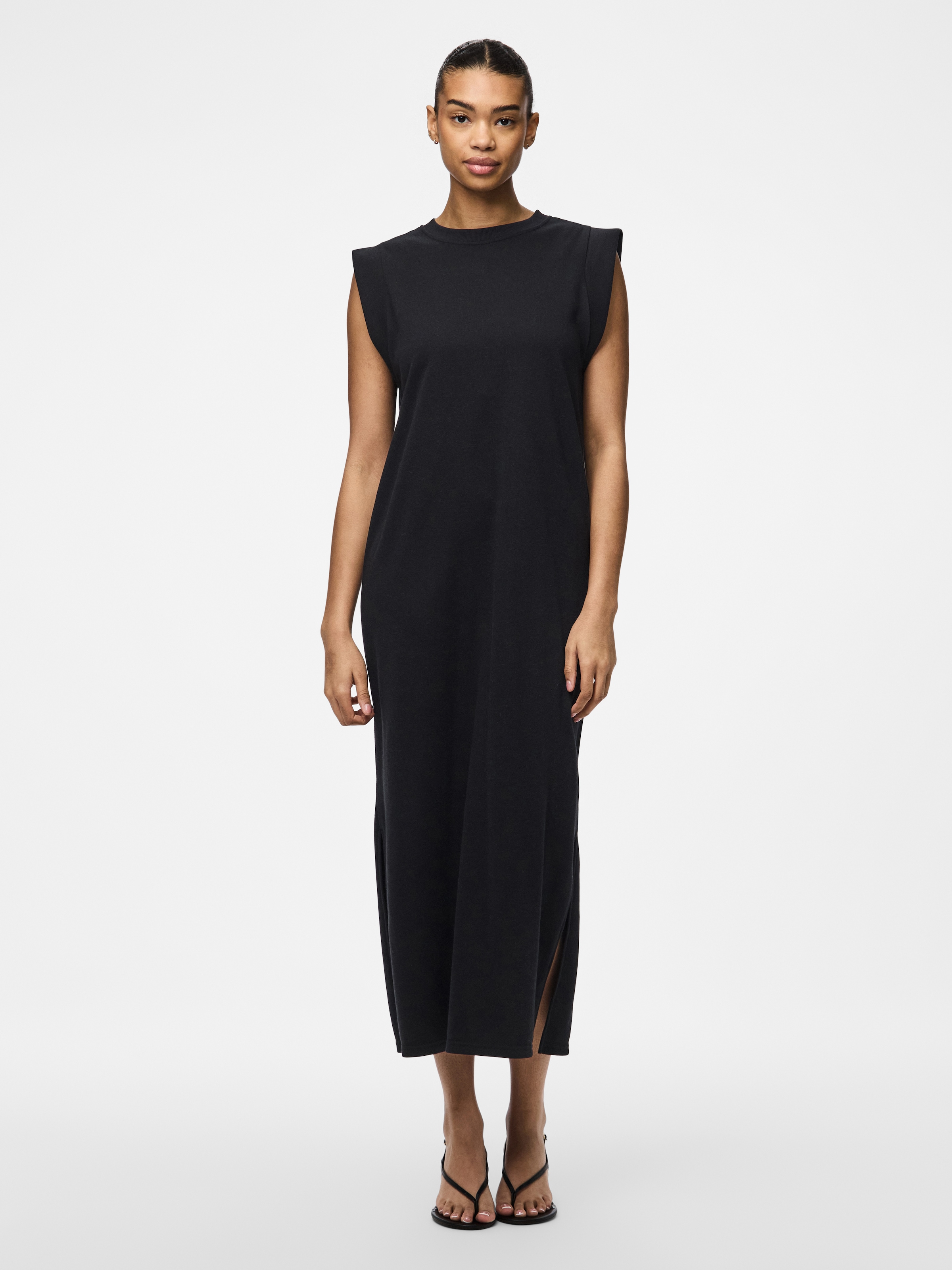 pieces Maxi robe »PCCHILLI SUMMER SL ANK DRESS UB NOOS BC« Sans poches avec fentes latérales