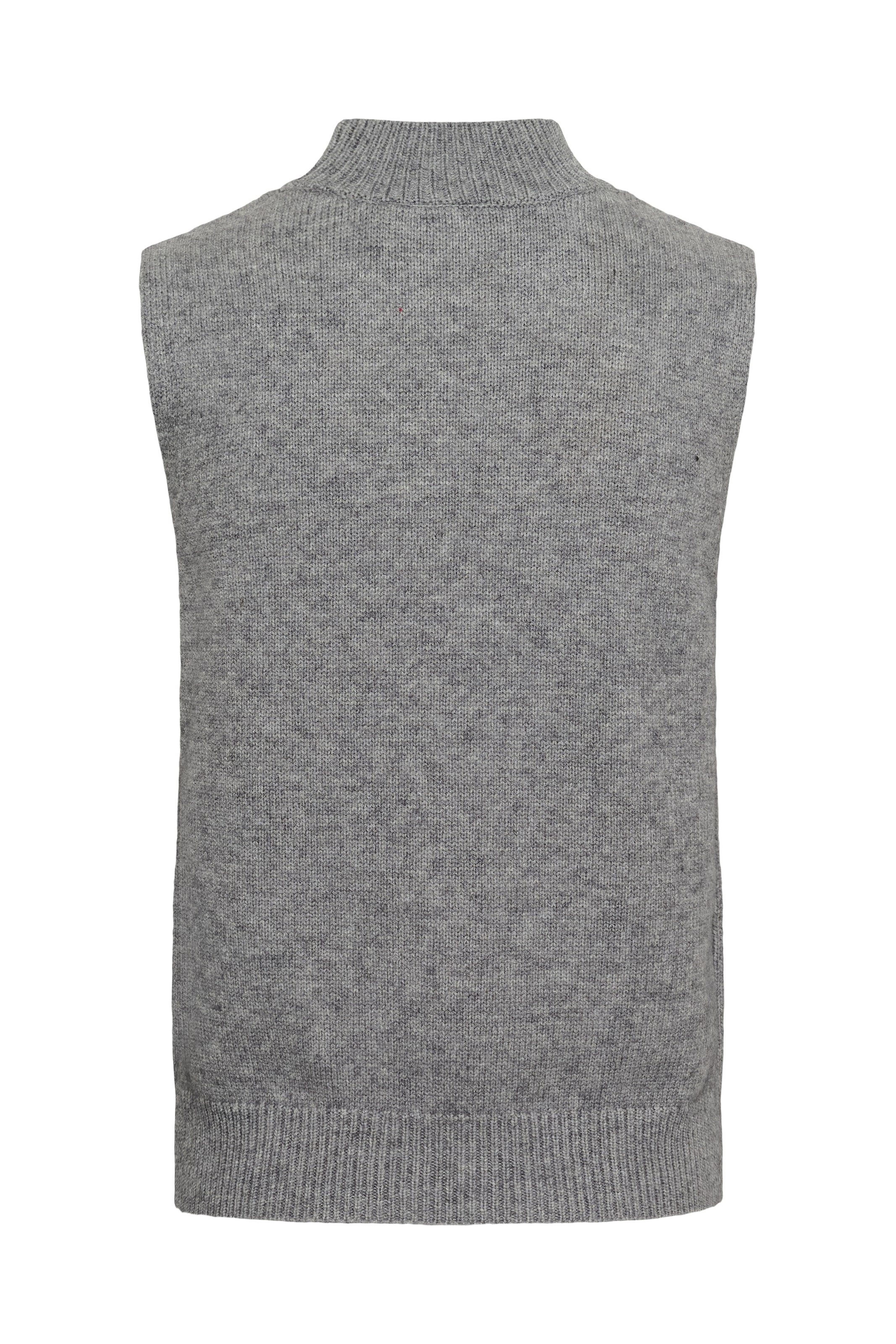 Saint Tropez Pull-over »TheresaSZ Vest« mélange de matériaux, coupe régulière