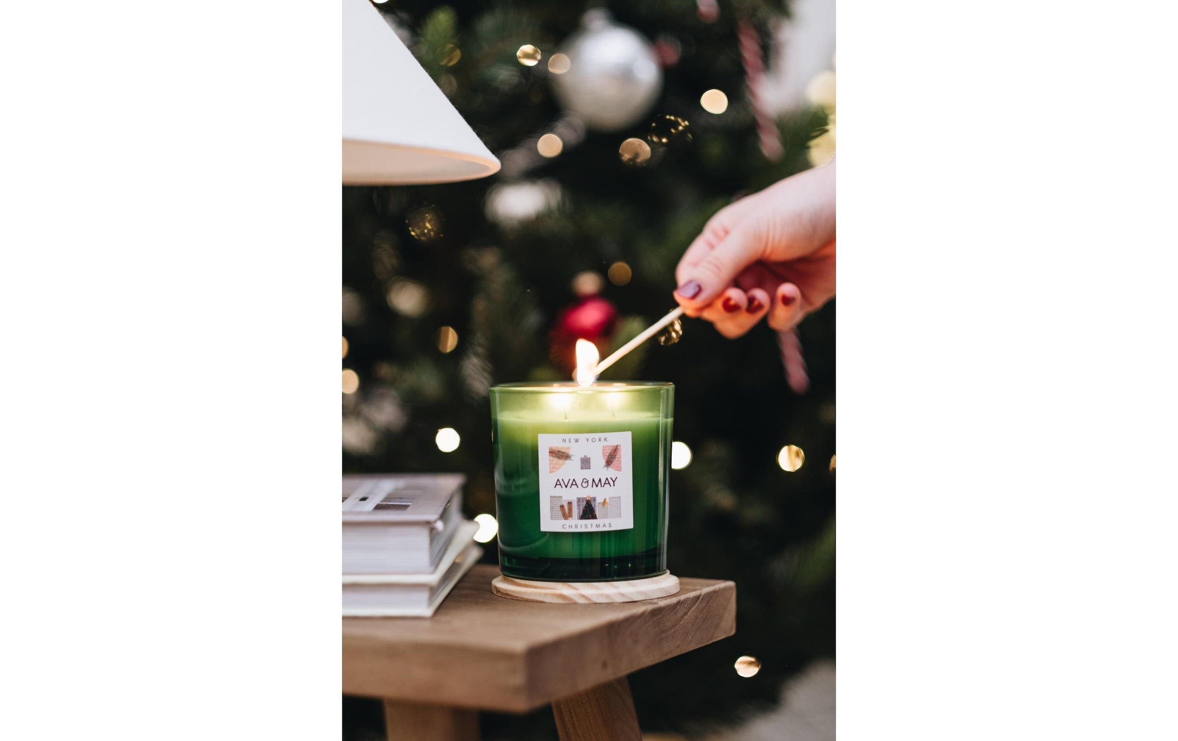 AVA & MAY Bougie parfumée »New York Christmas«