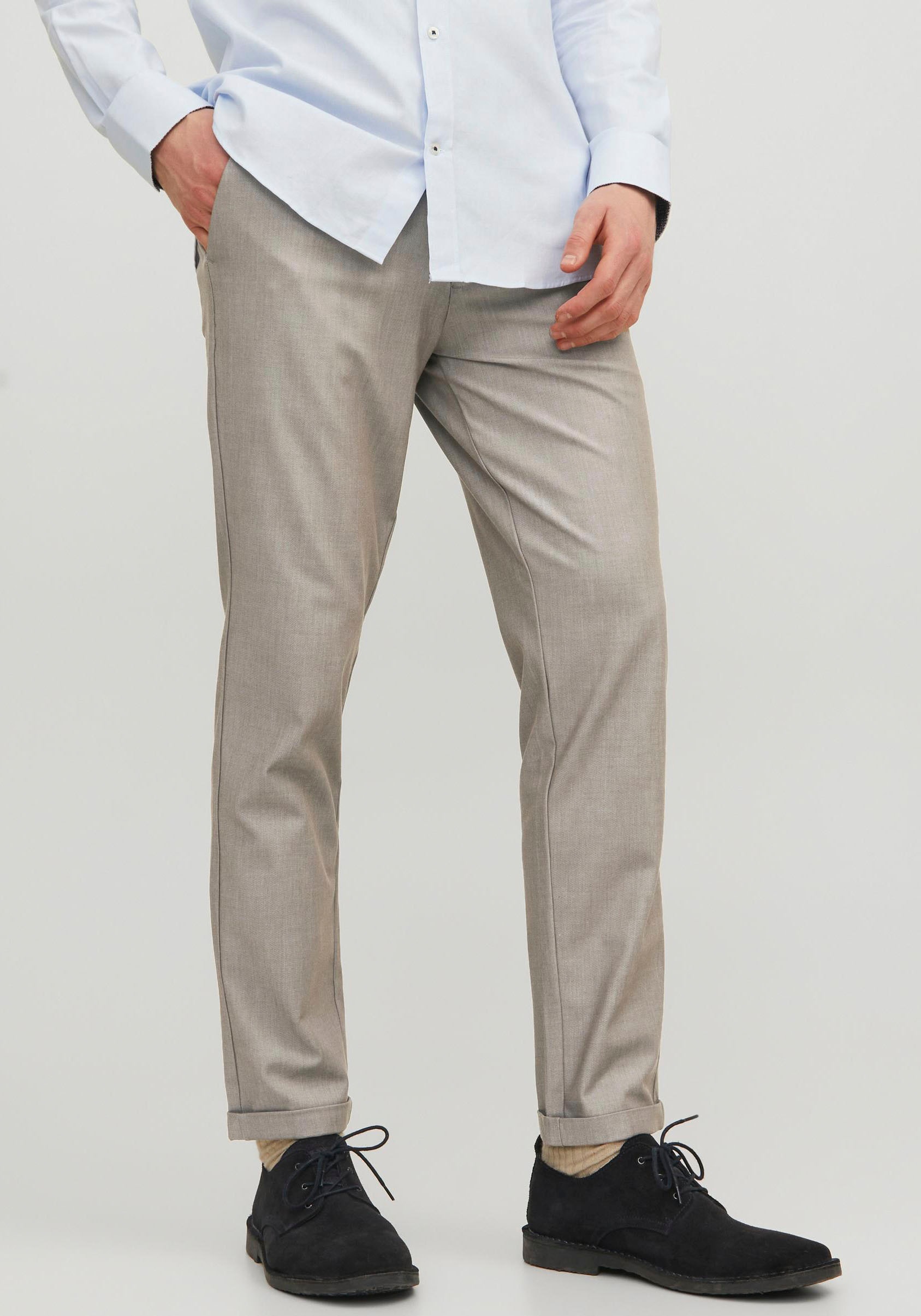 Image of Jack & Jones Chinohose "MARCO – Chinohose mit Stretchanteil und Komfort" modisch, slim fit, Web