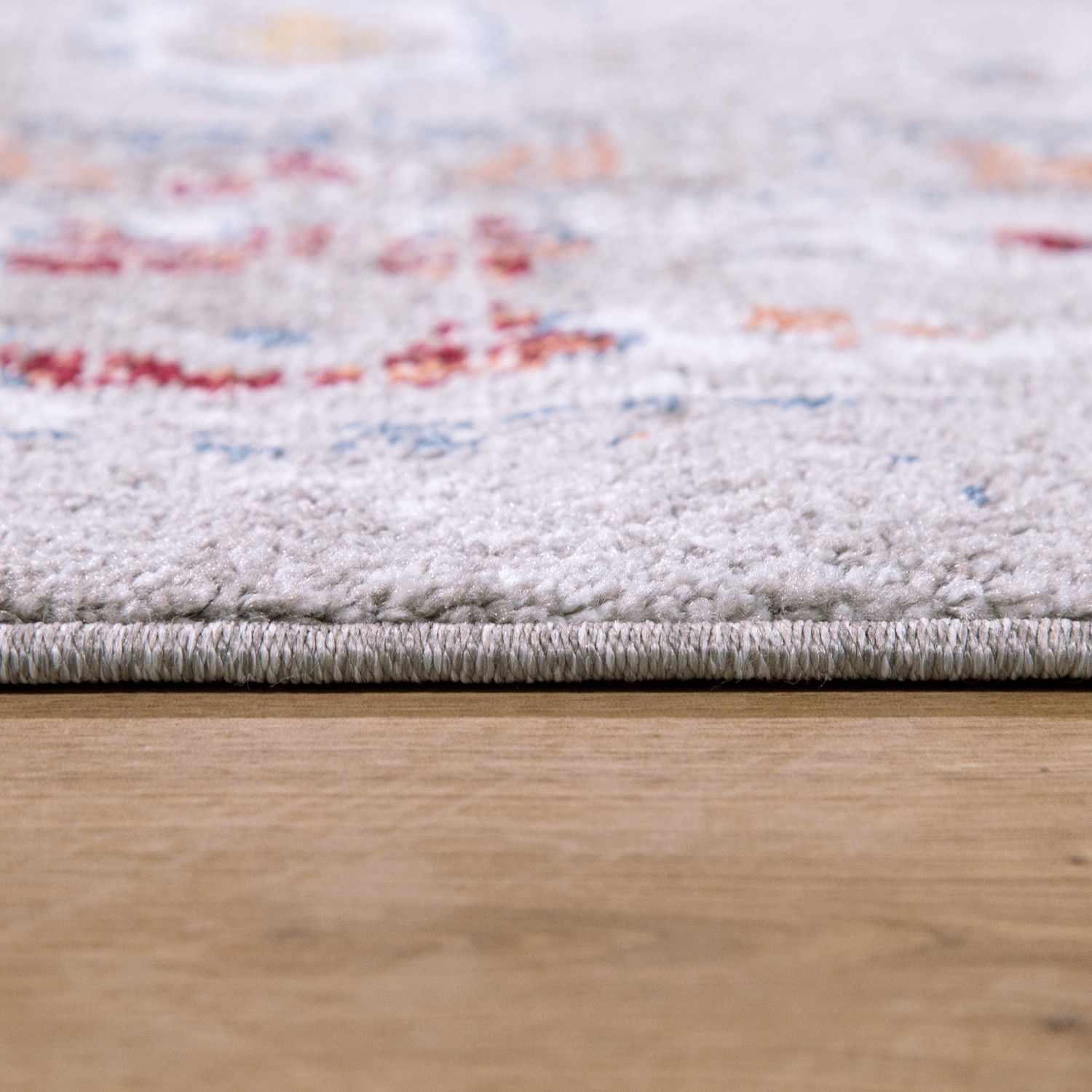 Paco Home Teppich »Palermo 563« rechteckig 13 mm Höhe Kurzflor, Orient-Optik, Vintage Design