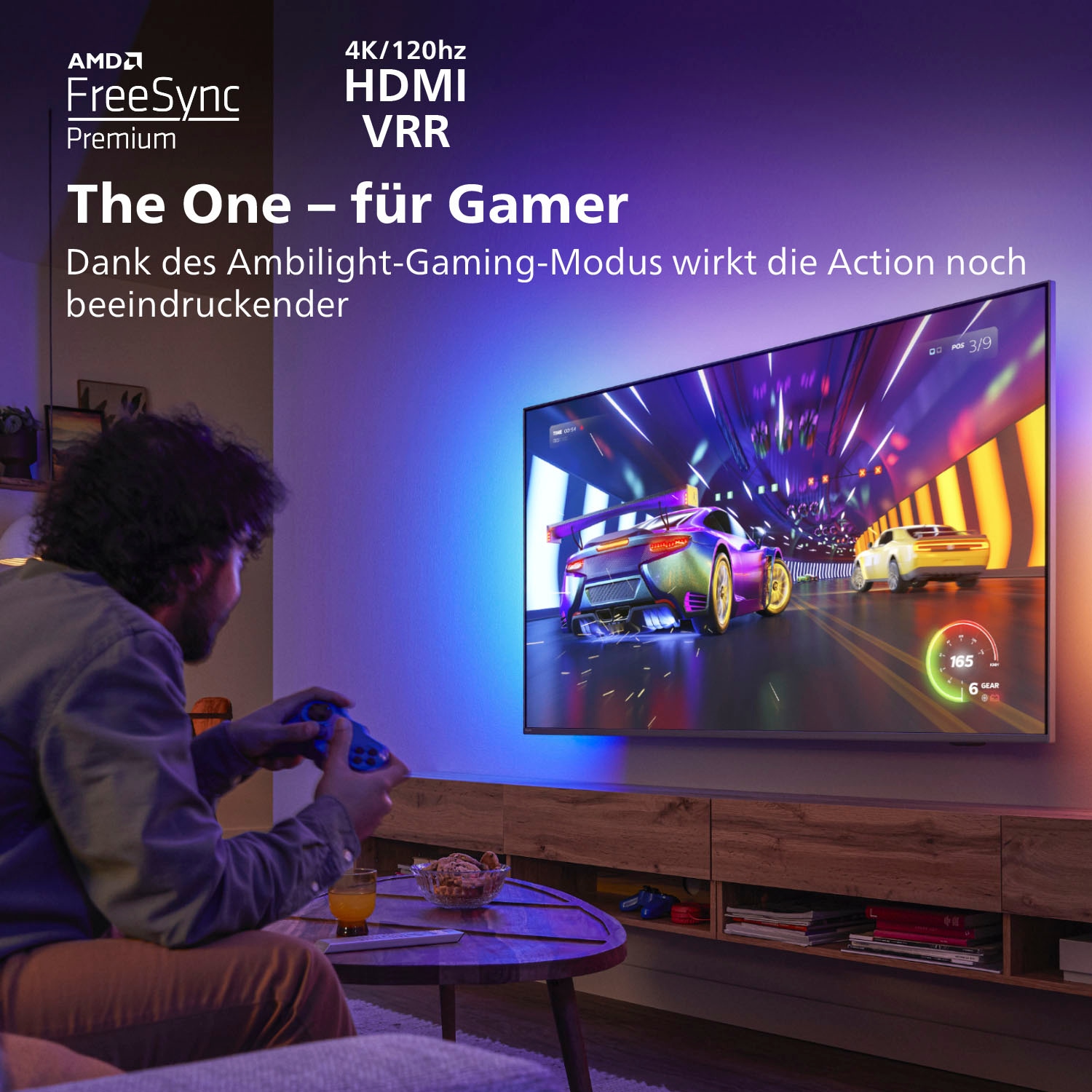 Acheter Smart-TV-Android »43PUS8807/12«, LED-Fernseher confortablement Ultra 108 cm/43 4K Philips TV HD, Zoll,