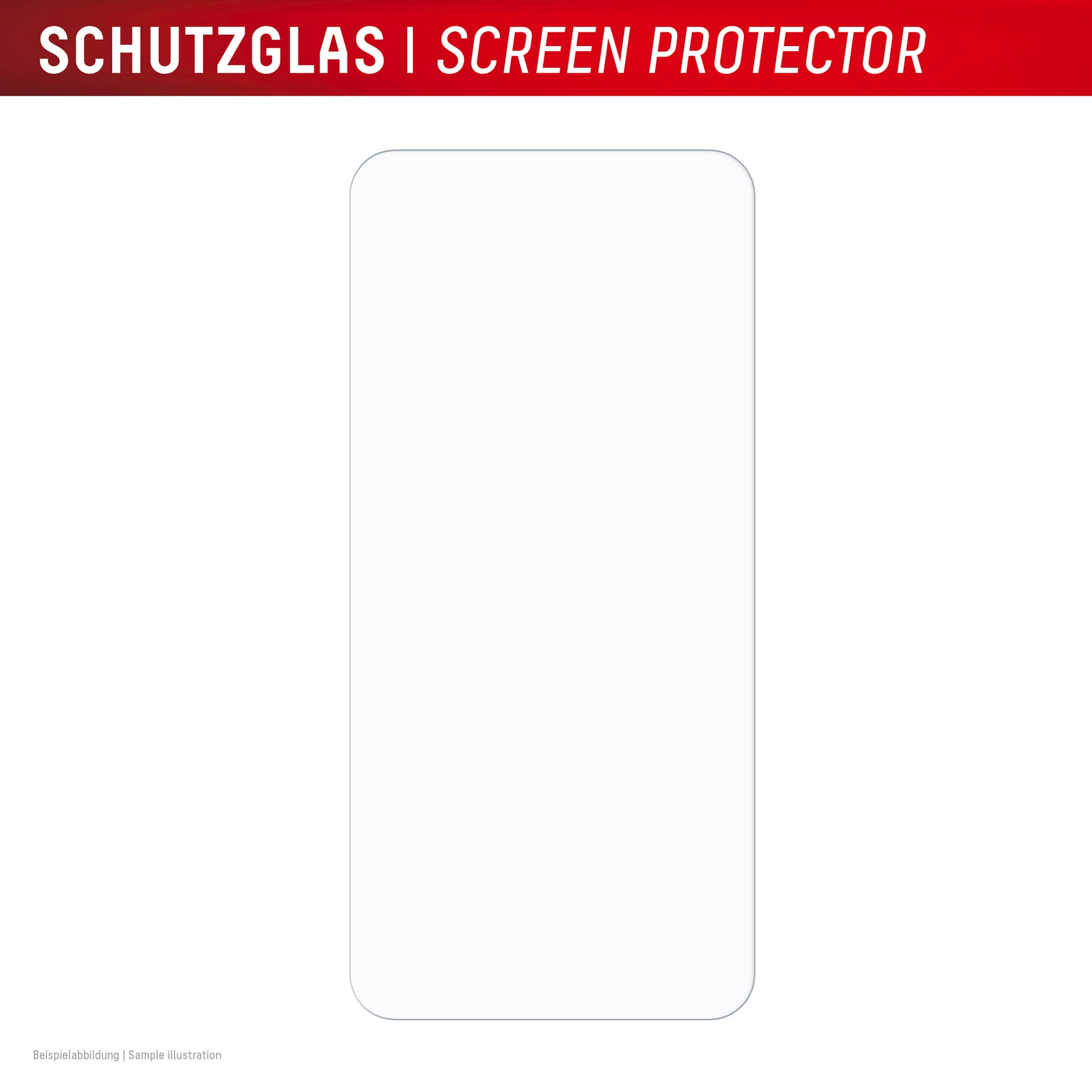 Displex Displayschutzglas »Real Glass Screen Protector«, für Samsung Galaxy A36, Displayschutzfolie, Schutzfolie, Bildschirmschutz, kratz- & stossfest