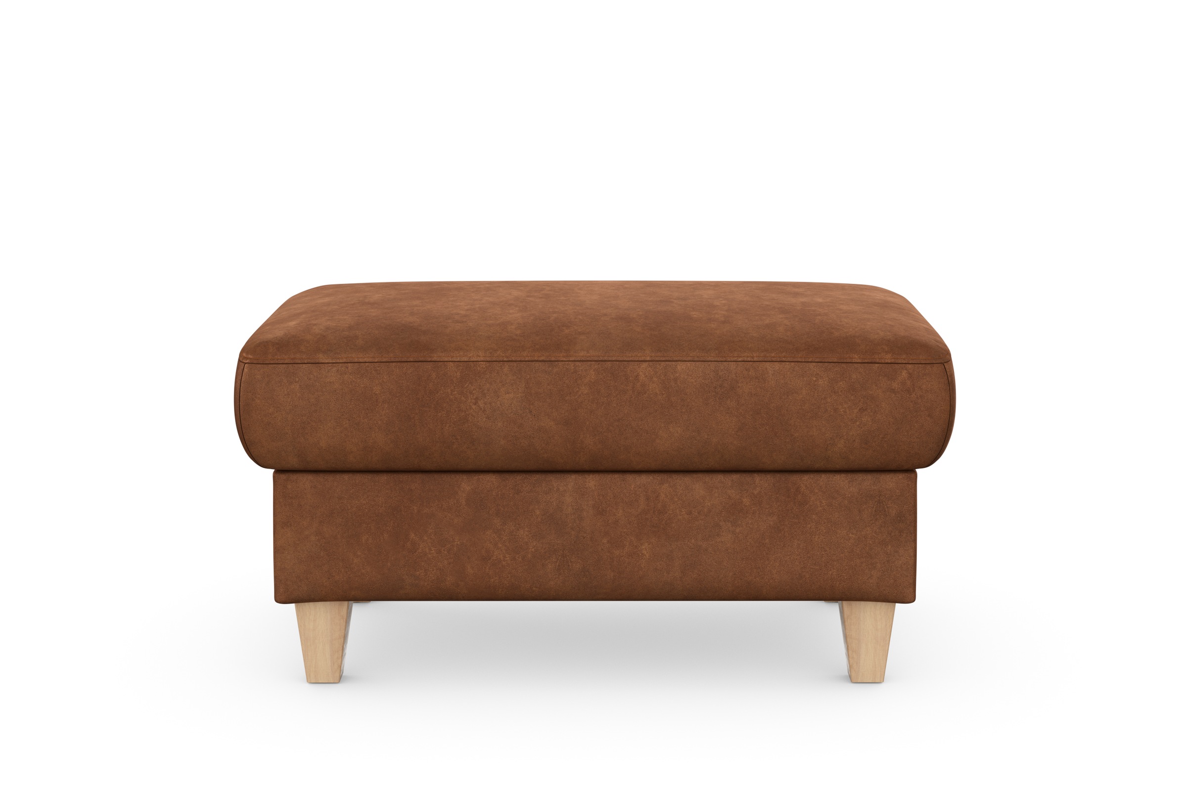 sit&more Stauraumhocker »Farö«, mit Stauraum und Federkern und naturfarbenen Füssen