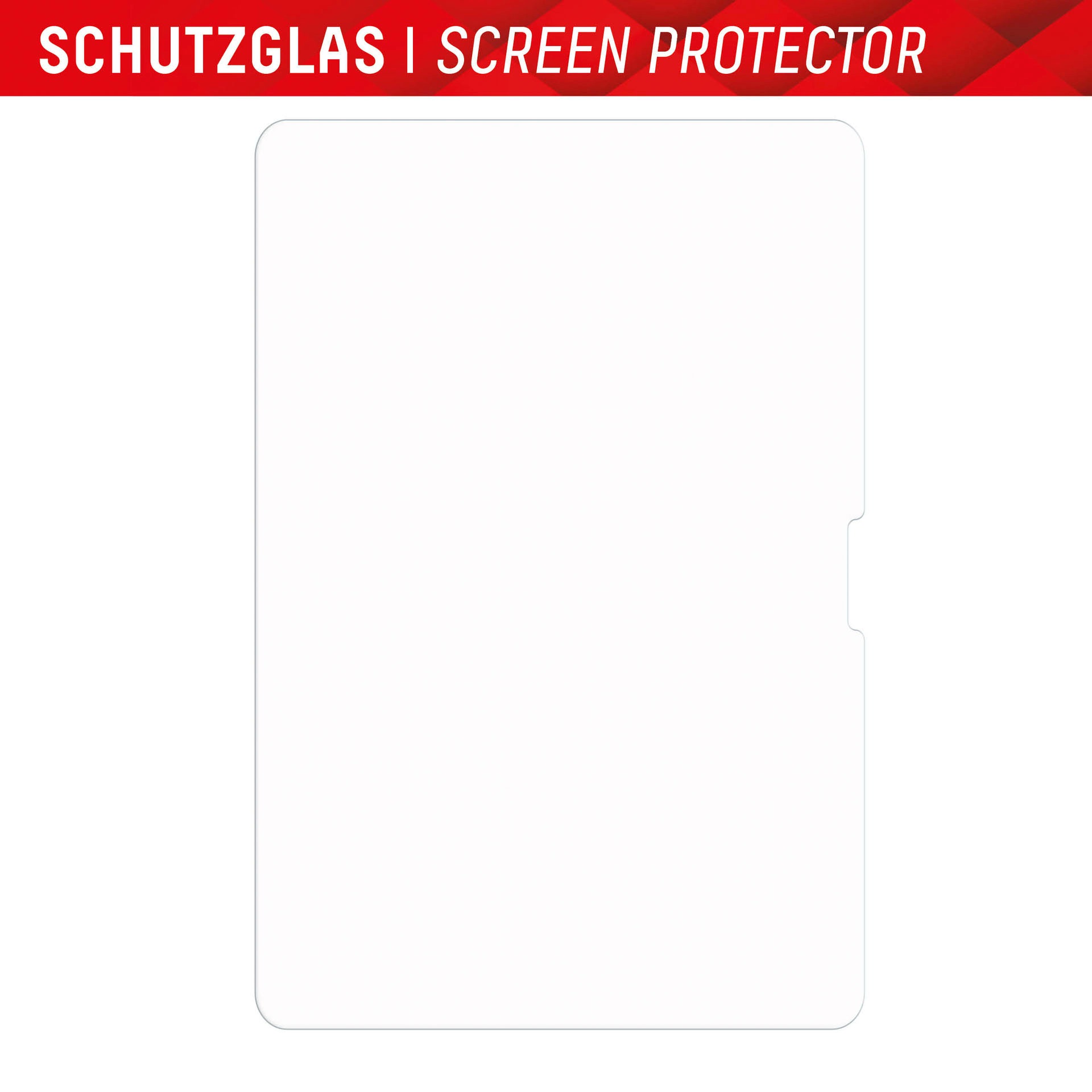 Displex Displayschutzfolie »Tablet Glass«, für Apple iPad Pro 12,9" (2024), Displayschutz, Bildschirmschutz, kratz & stossfest, einfaches Anbringen