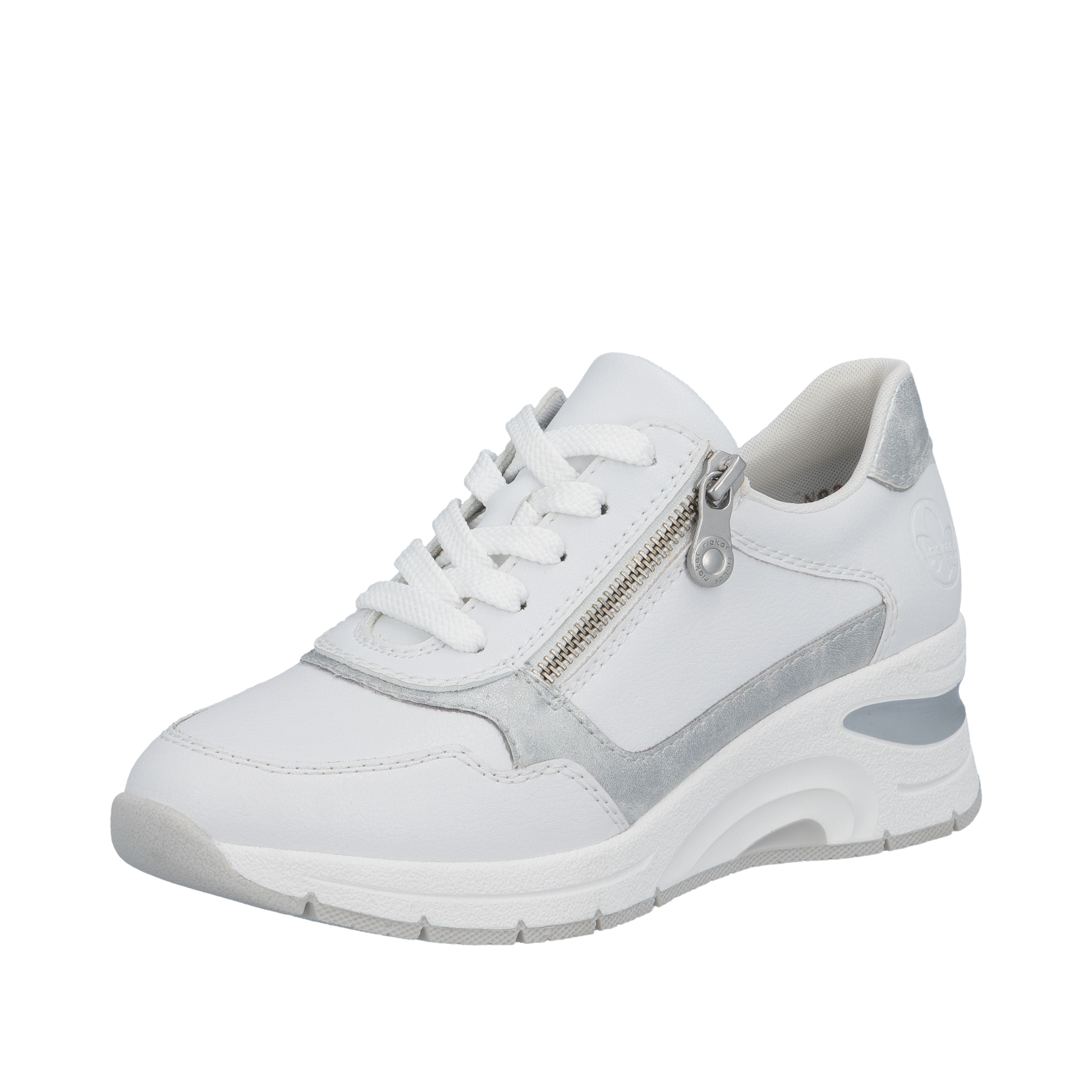 Image of Rieker Keilsneaker Halbschuh, Freizeitschuh, Schnürschuh in schmaler Form