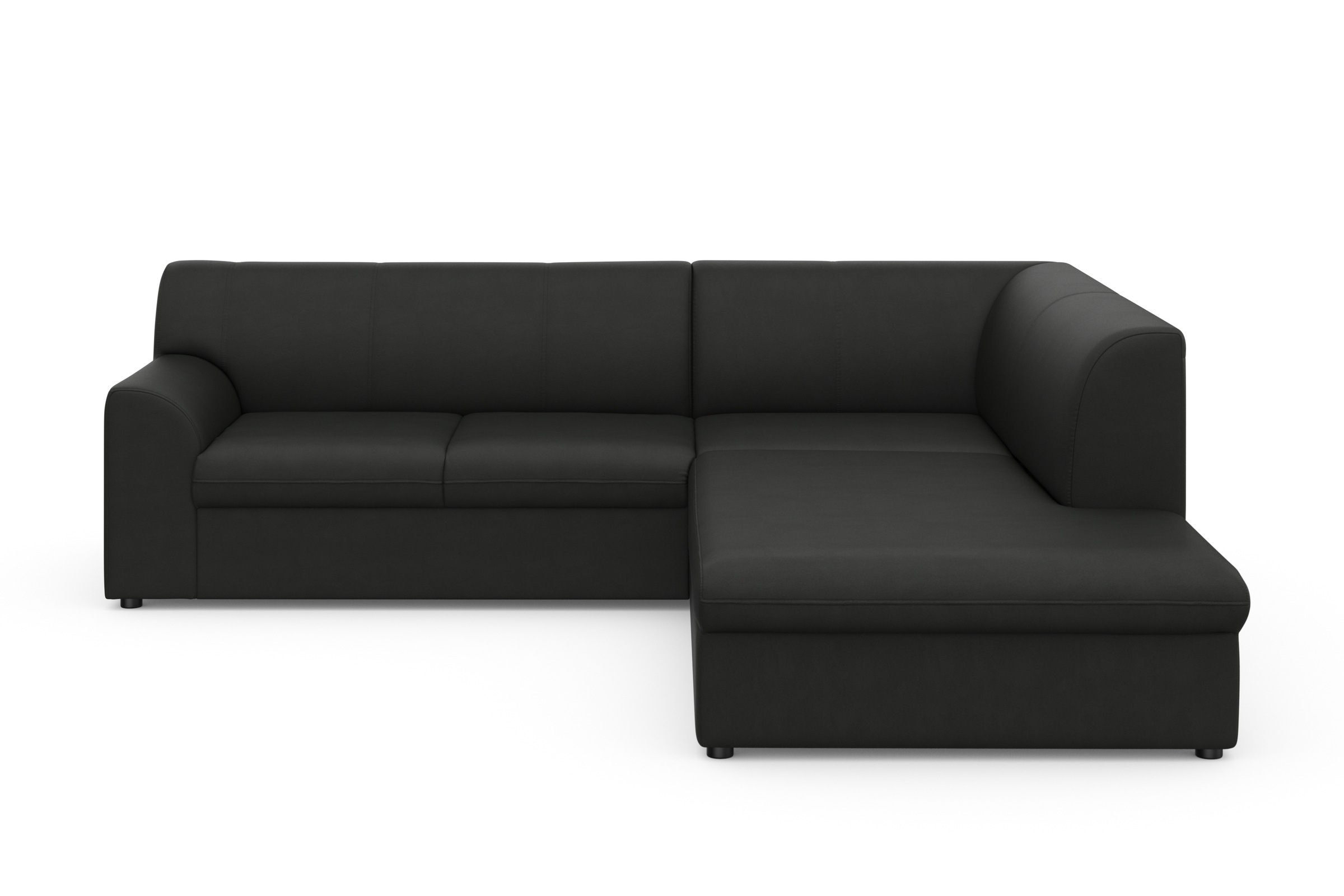 DOMO collection Ecksofa »Topper zeitlos elegant, kompakte Stellmasse, OTTOs Choice, L-Form«, mit Ottomane, wahlweise mit Schlaffunktion