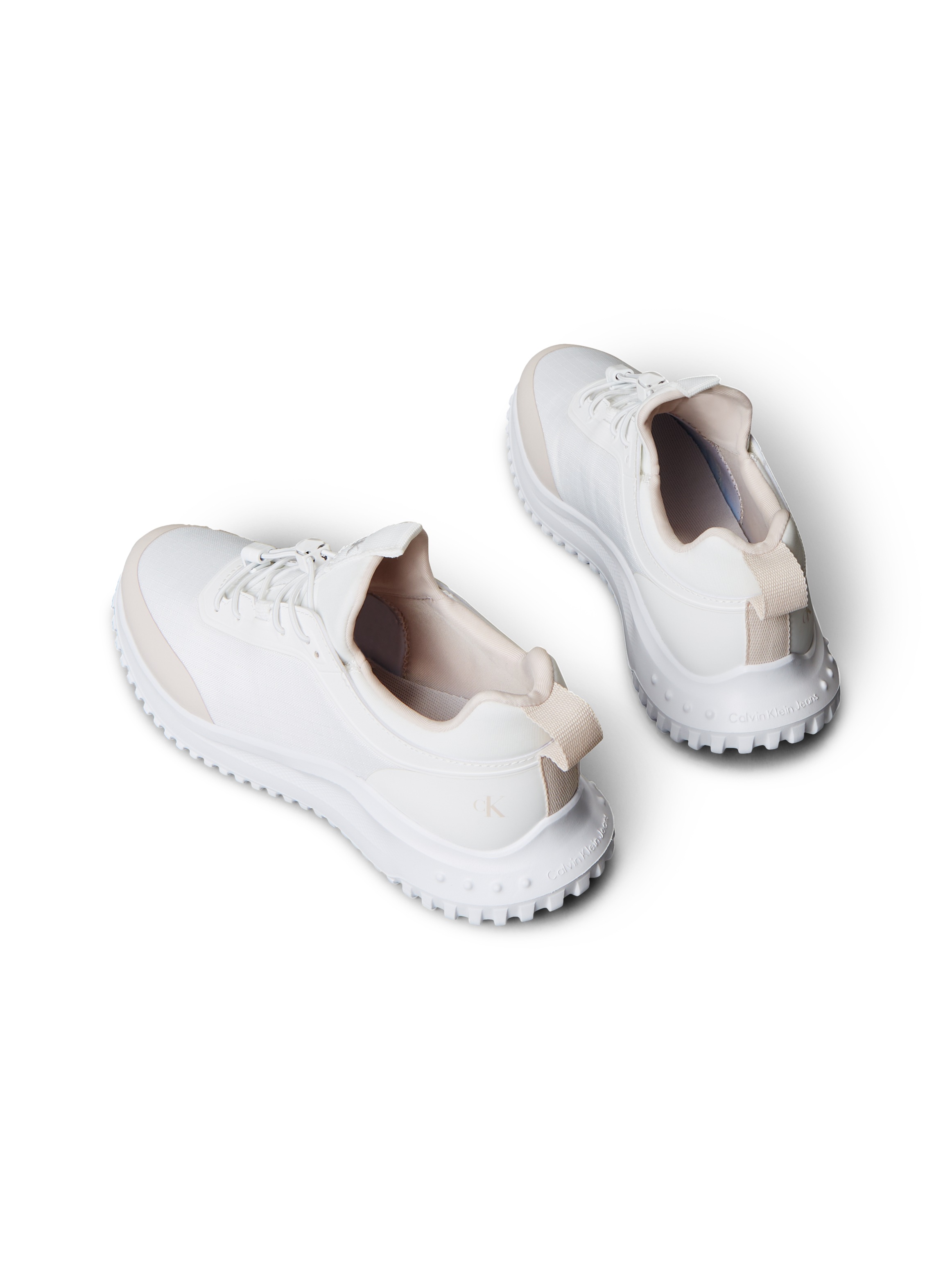 Calvin Klein Jeans Baskets slip-on »EVA RUNNER LACEUP SOCK MAT MIX«  chaussure à enfiler, chaussure basse, sneaker de loisirs avec languette d’enfilage