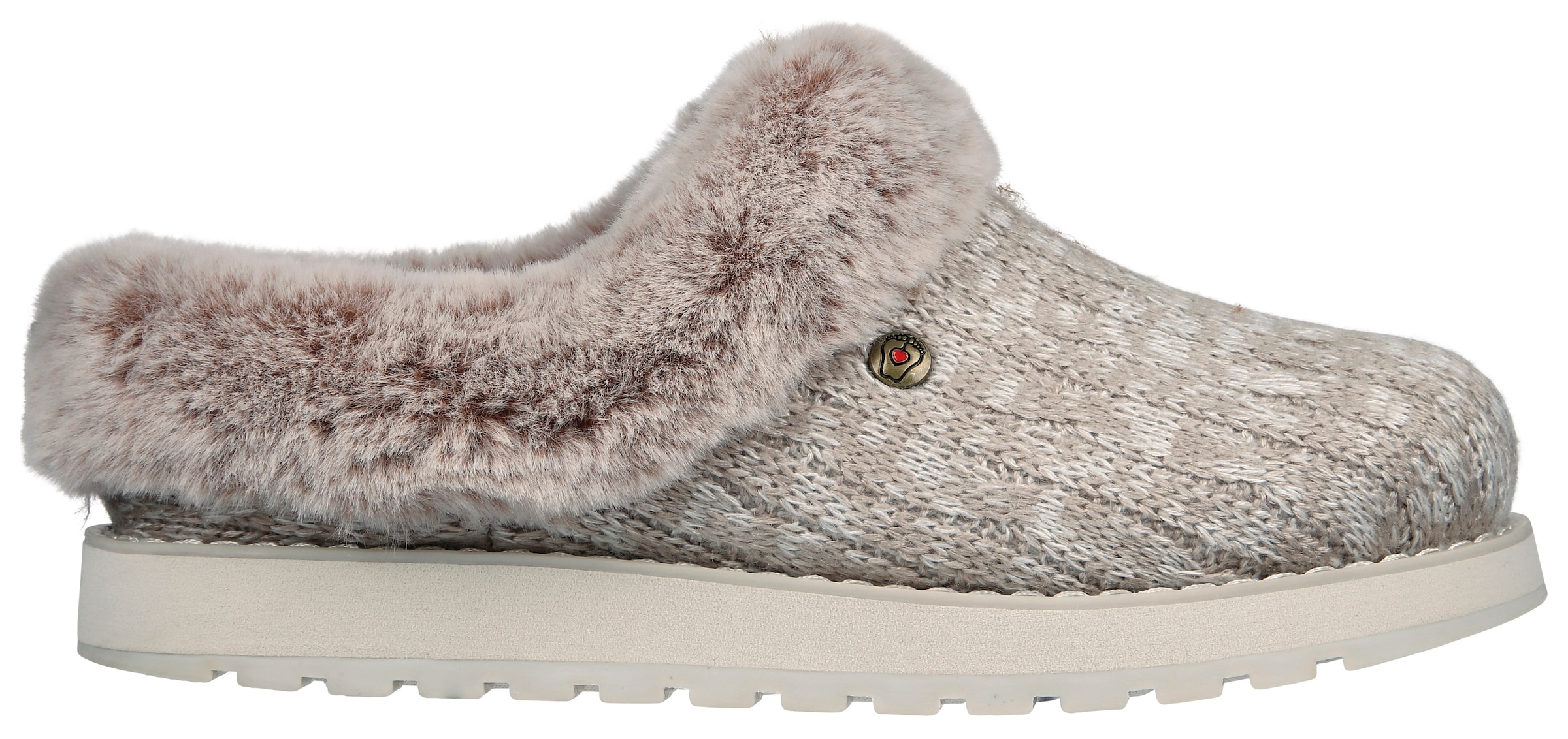 Skechers Pantoffel »KEEPSAKES - ICE ANGEL«, Hausschuh in Strick-Optik