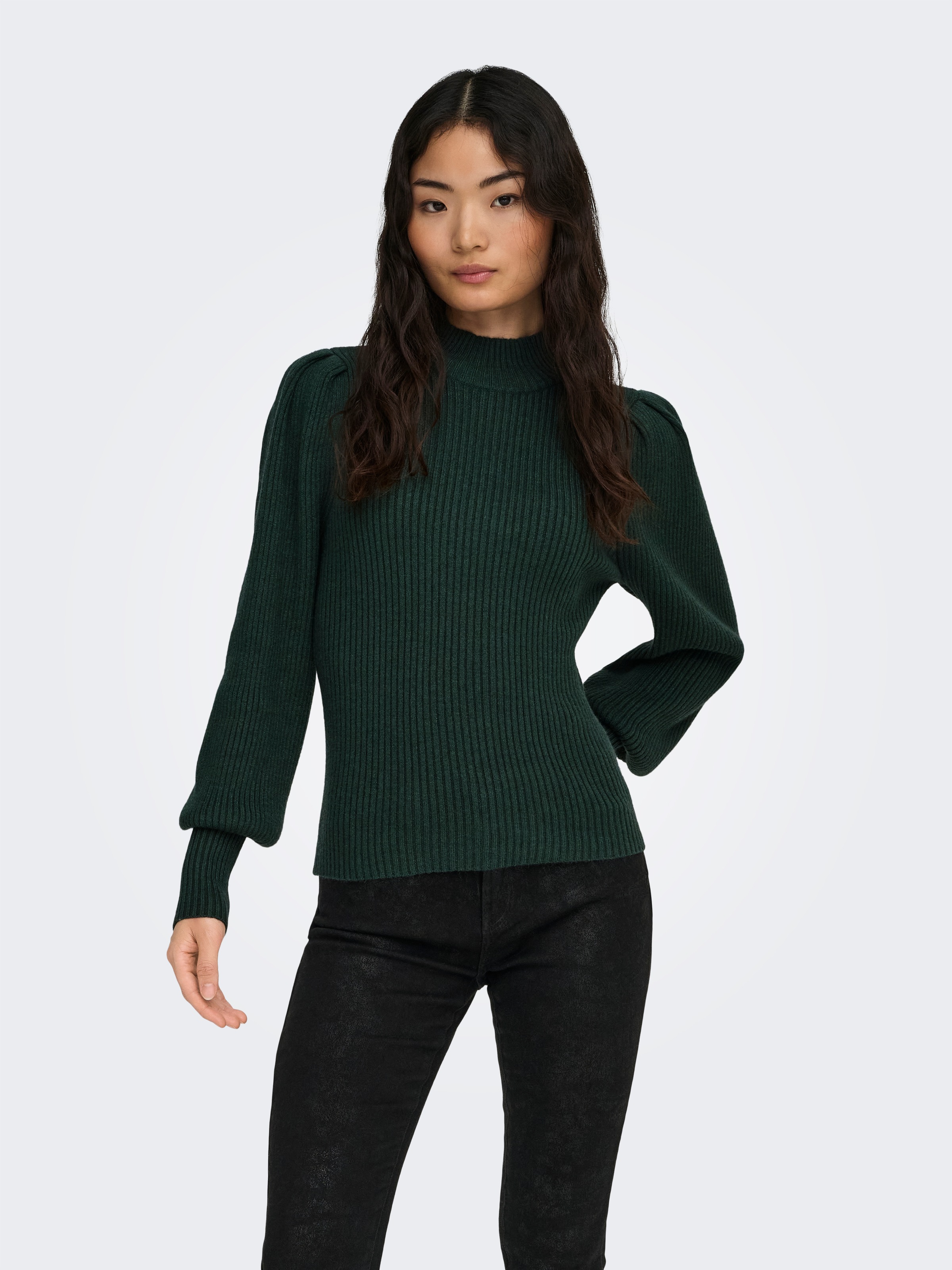 Image of ONLY Strickpullover "ONLKATIA L/S HIGHNECK PULLOVER KNT NOOS" Viskosemischung