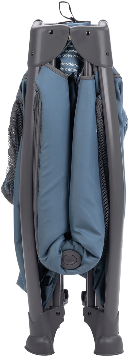 Hauck Lit de voyage pour bébé »Play N Relax Center, dark blue« inkl. Neugeboreneneinhang, Wickelmulde, Ausstieg, Räder