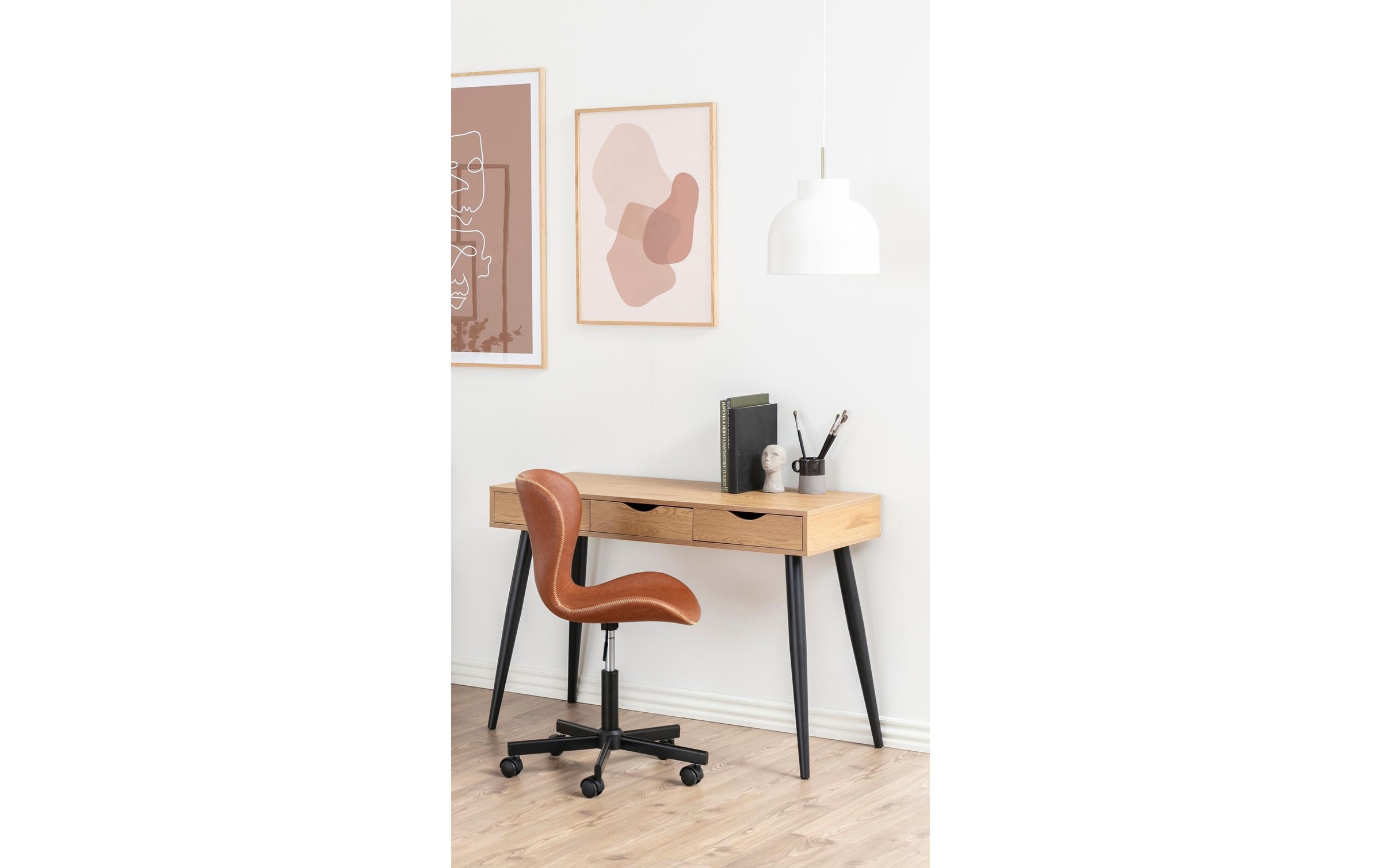 AC Design Schreibtischstuhl »Batilda, mit Polsterrücken«, Kunstleder