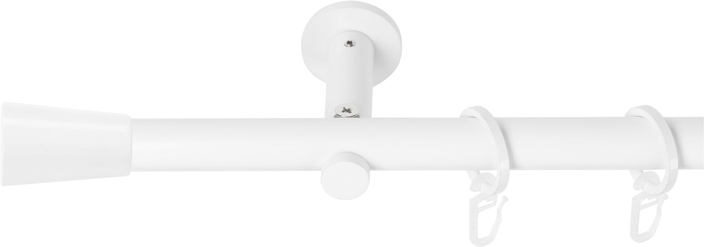 SN DECO GROUP Tringle à rideaux Ø 19 mm 1 course-läufig Fixmass;kürzbar
