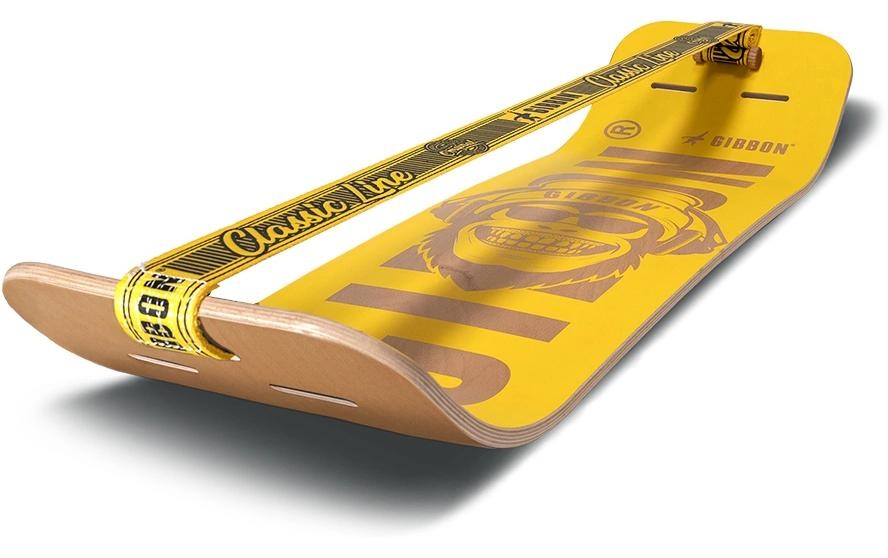 Gibbon Balanceboard »Slackboard Set Bonzo Classic Buche«