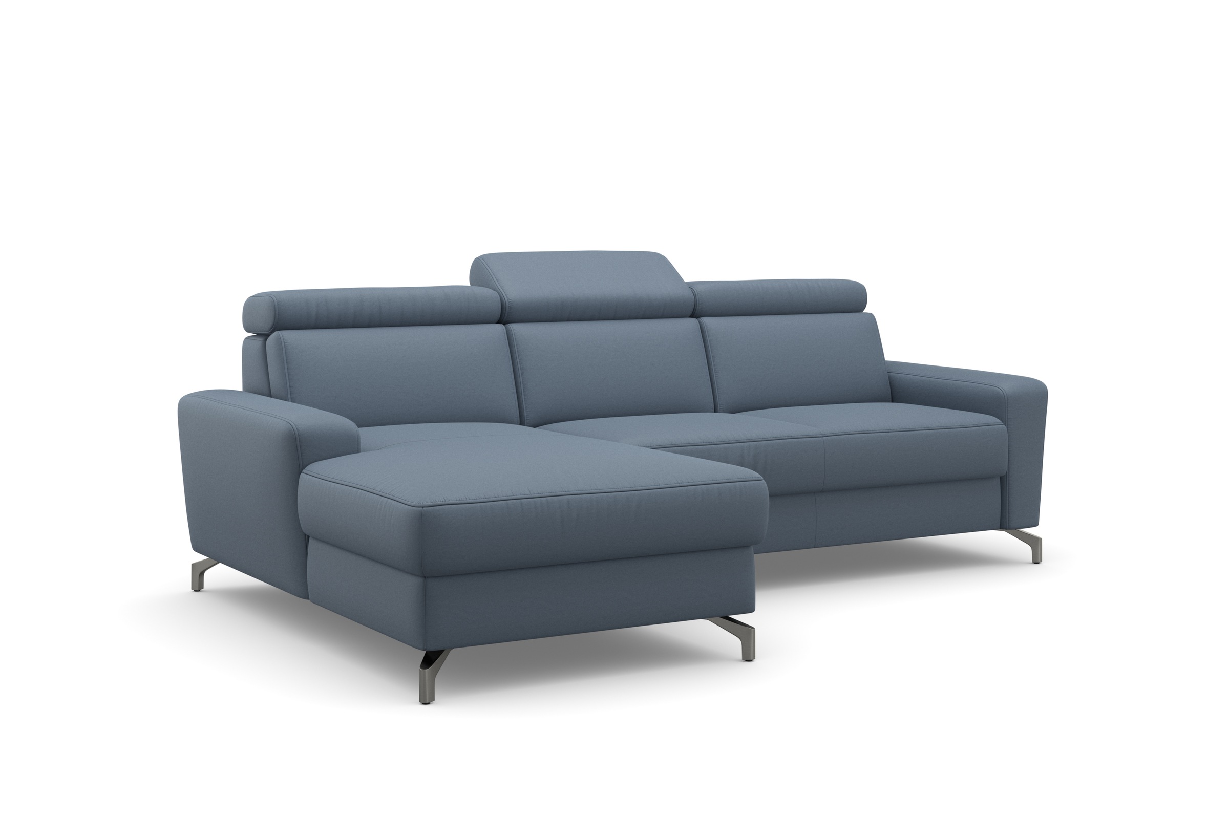 sit&more Ecksofa »Scarlett L-Form«, inklusive Kopfteilverstellung, wahlweise mit Bettfunktion, Bettkasten