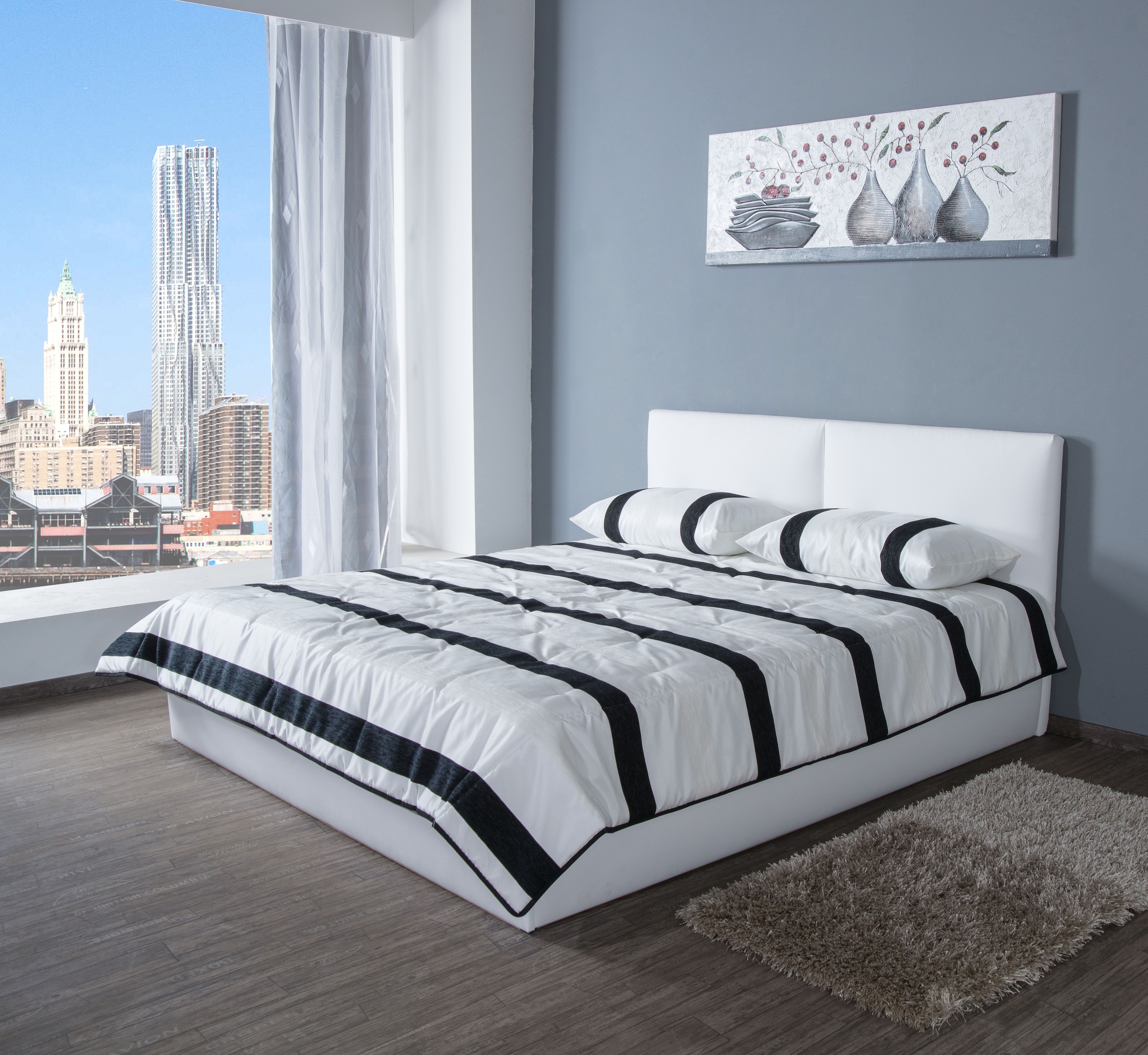 Westfalia Schlafkomfort Bett »Polsterbett Oslo in verschiedenen Härtegraden und Grössen« wahlweise mit oder ohne Bettkasten