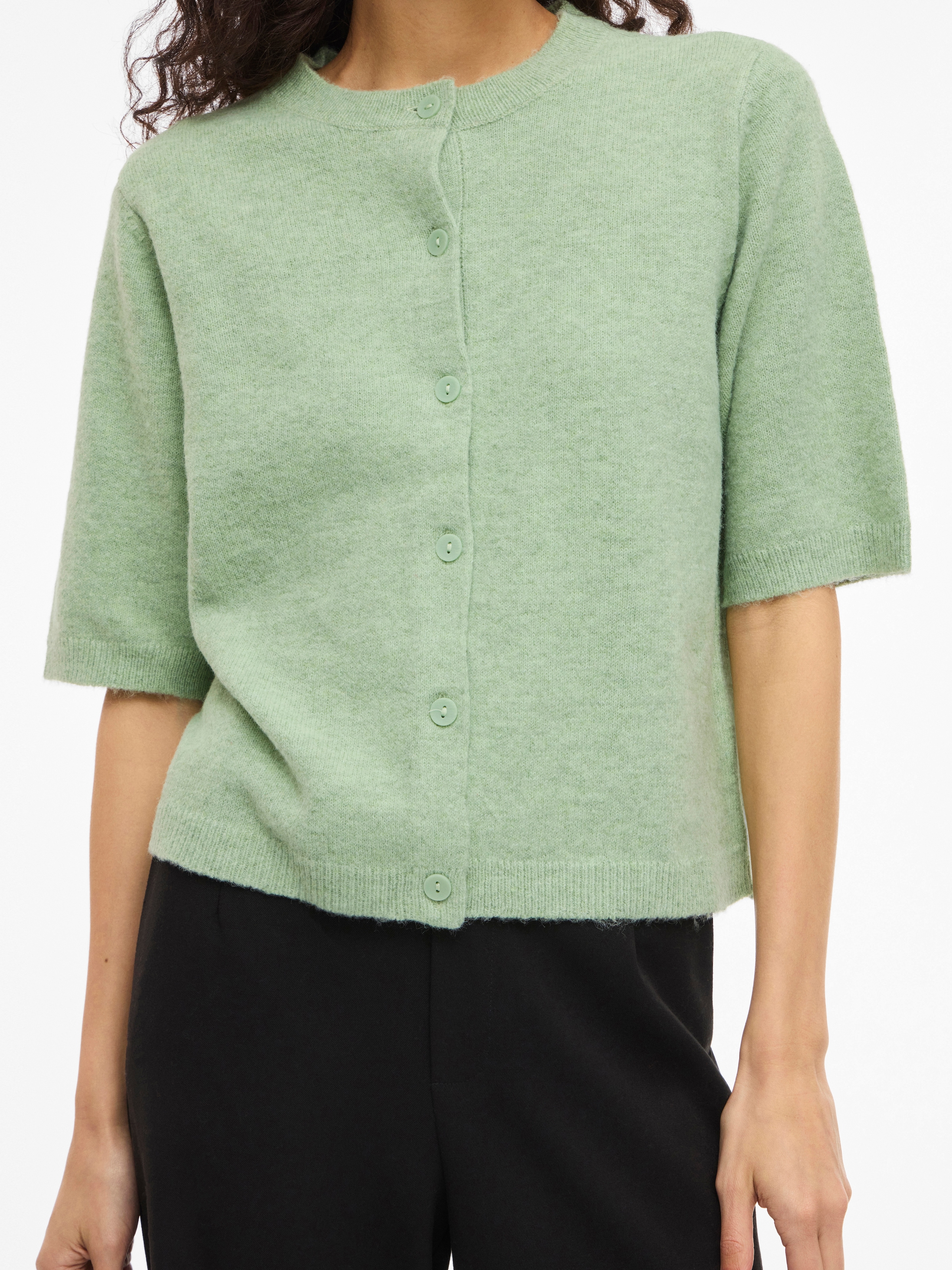 Vila Veste en tricot »VILIGA 2/4 O-NECK KNIT CARDIGAN - NOOS«