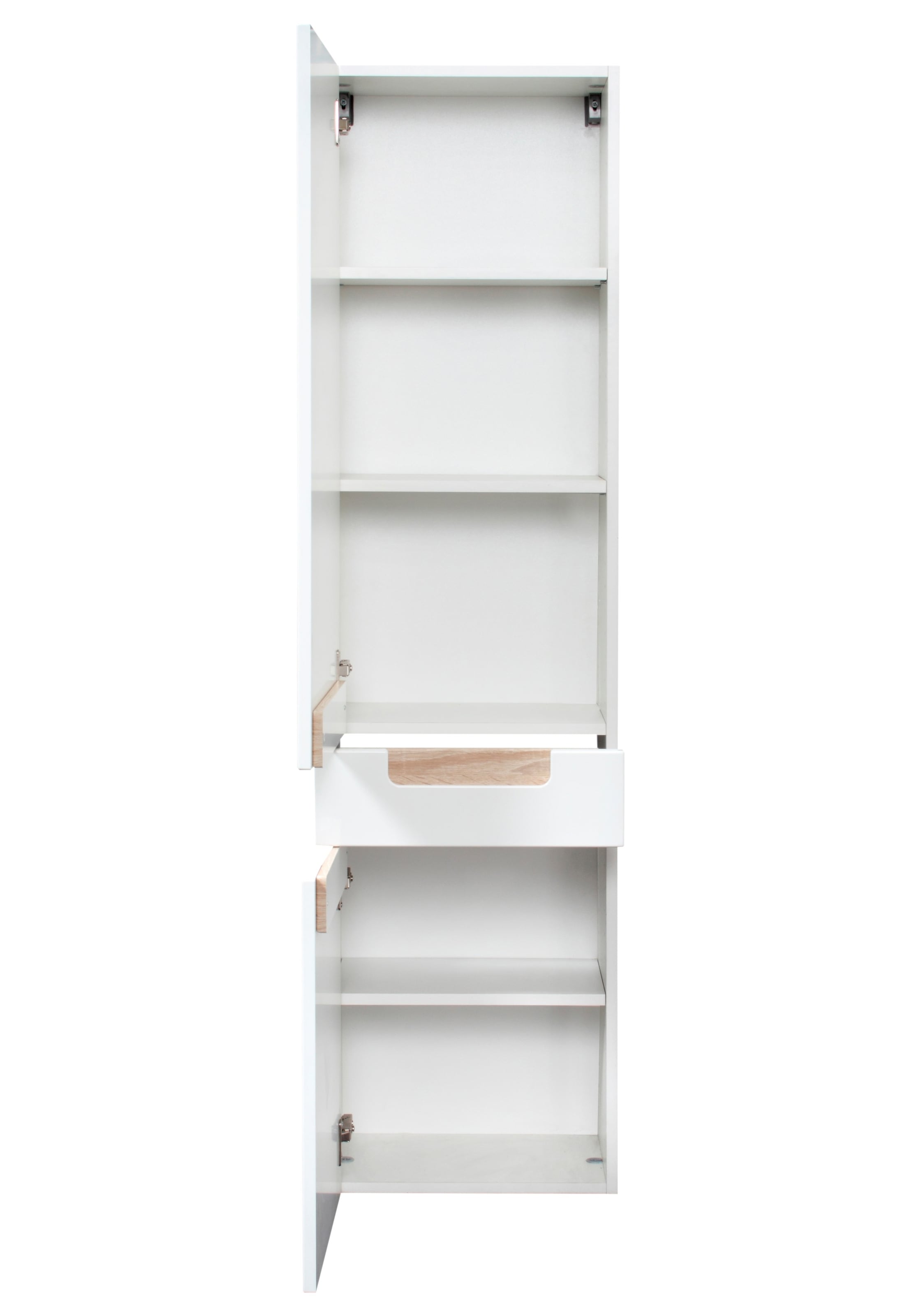 welltime Hochschrank »Siena«, Breite 40 cm, mit hochglänzenden Fronten in weiss
