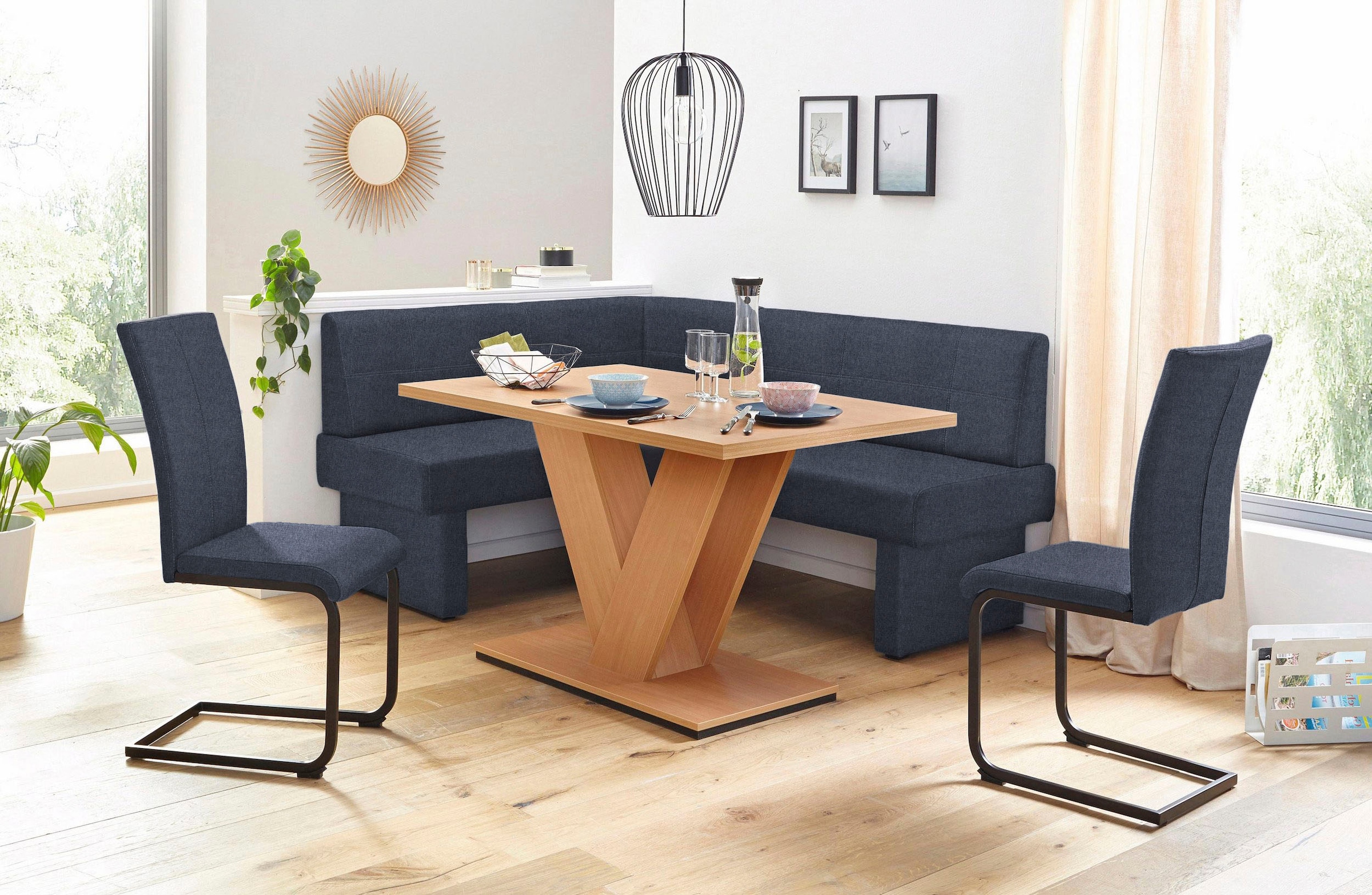 Home affaire Banc d'angle »Nils« Sitz und Rücken gepolstert, verschiedene Qualitäten