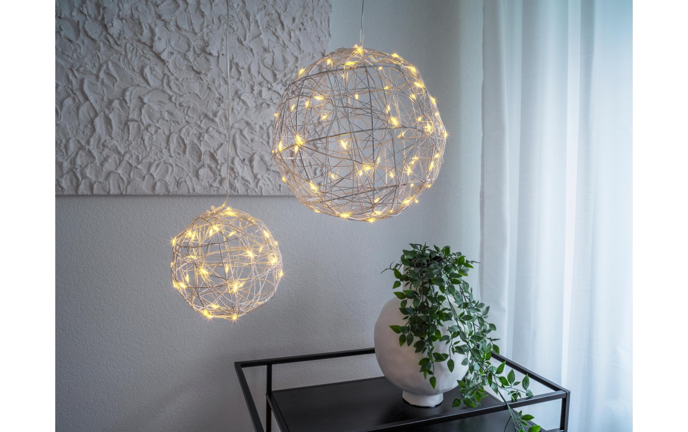 STT LED Dekolicht »Tischdeko 3D Ball Bianco S,«