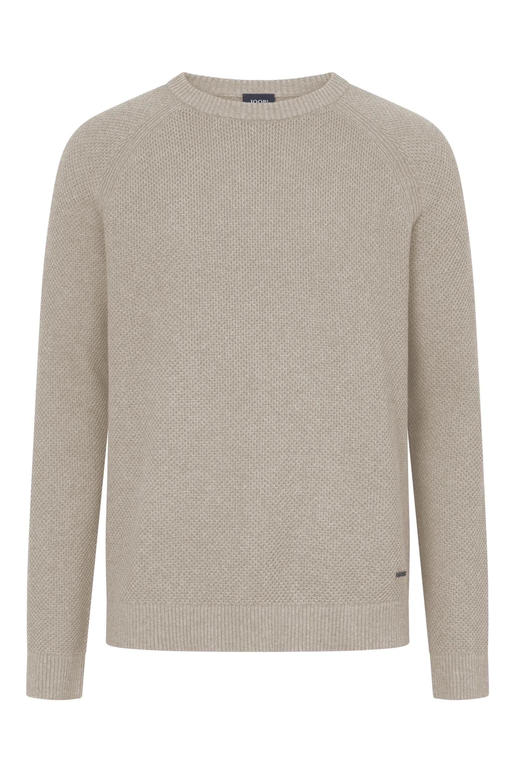 JOOP! Rundhalspullover »Nadion« Modern fit, modische Strickstruktur