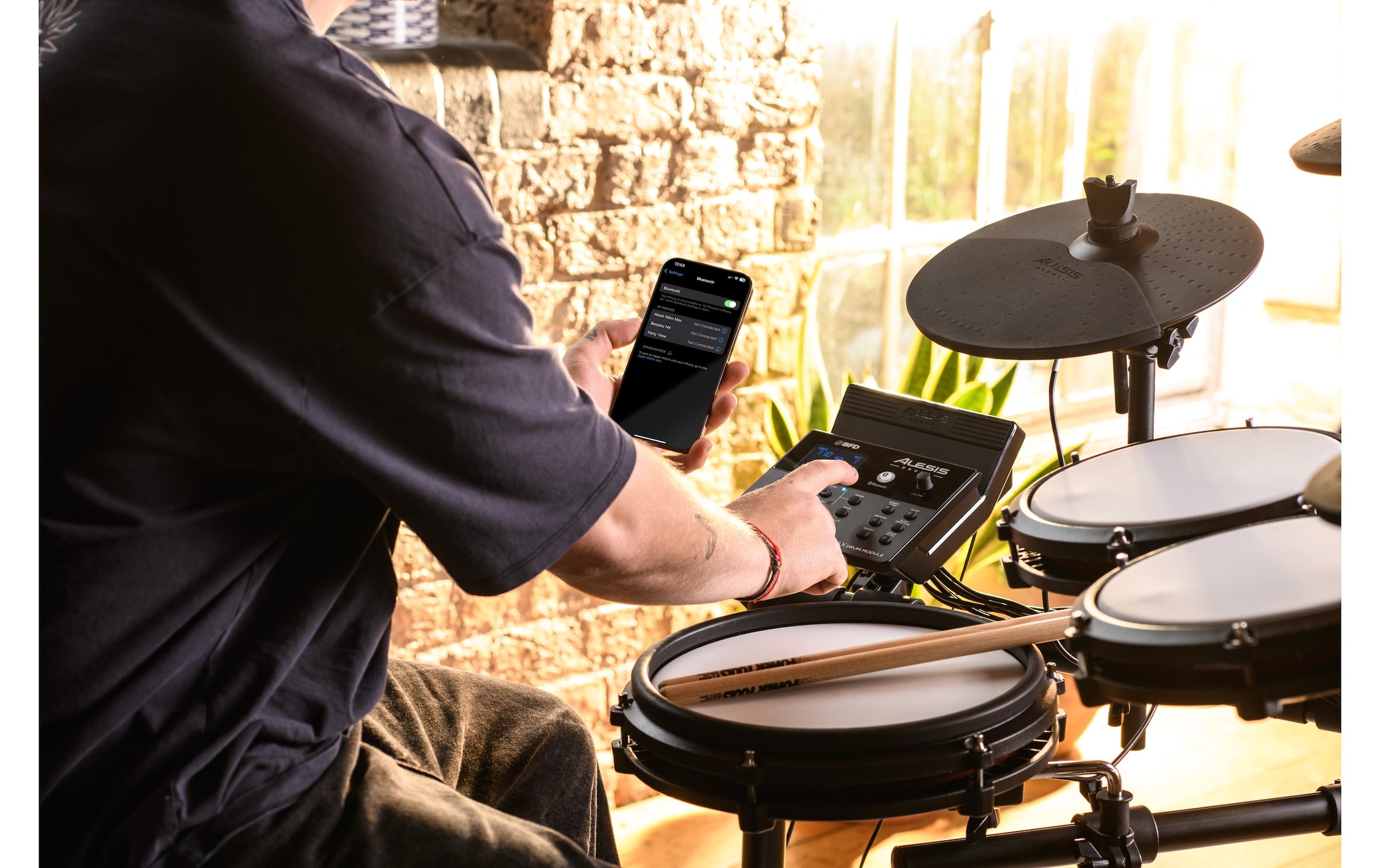 Schlagzeug »Alesis Nitro Max Kit«