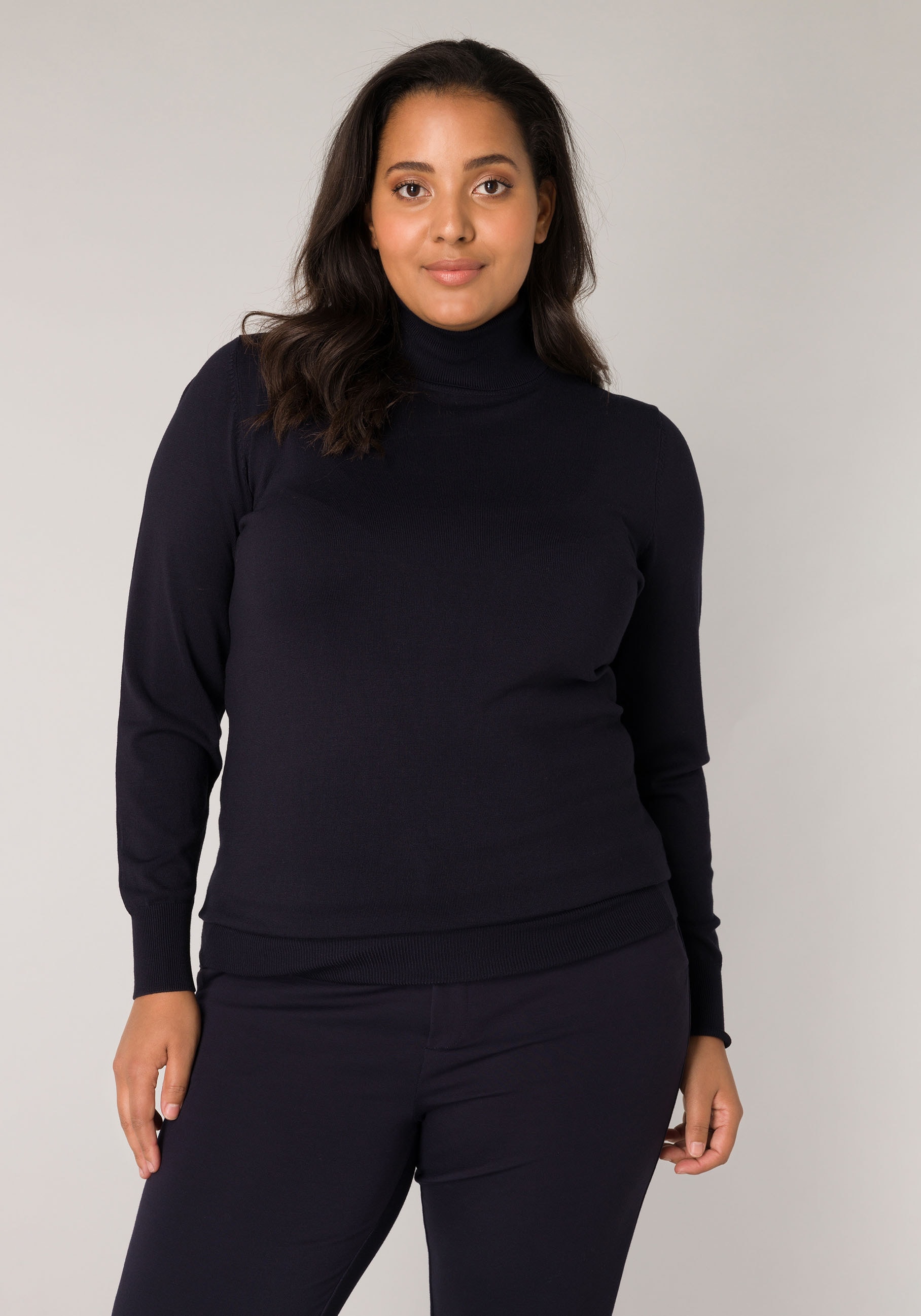 Base Level Curvy Rollkragenpullover »BAS-YUENA«