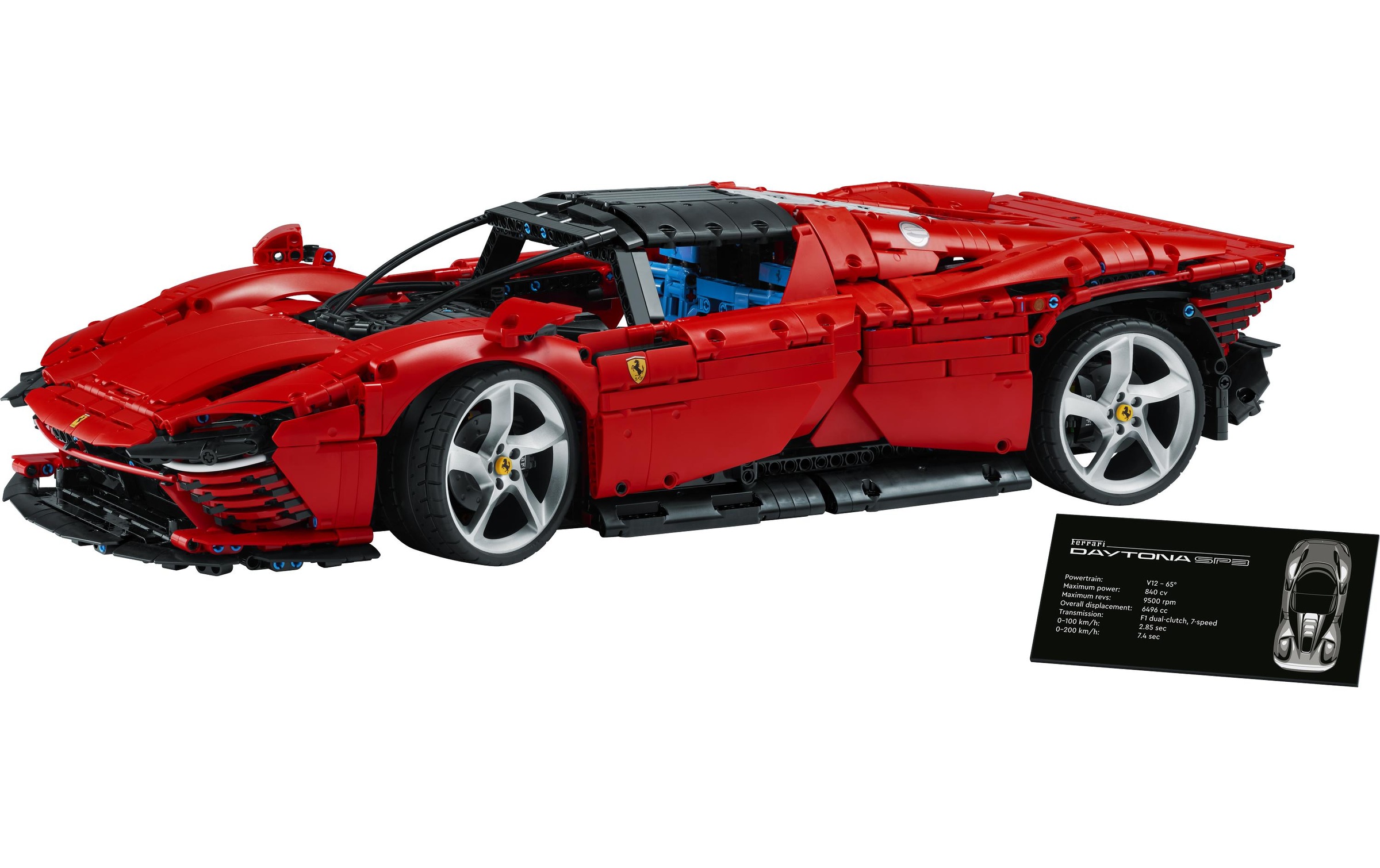 LEGO® Konstruktionsspielsteine »LEGO Technic Ferrari Daytona«, (3778 St.)