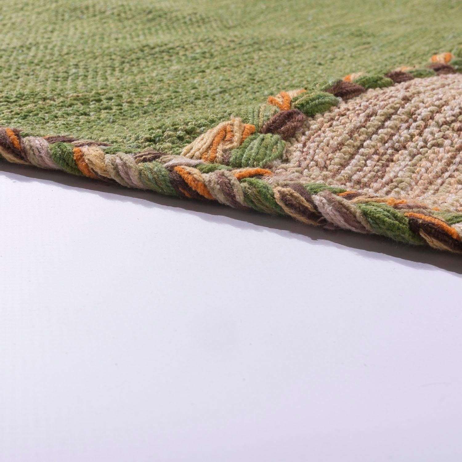 Paco Home Teppich »Kilim 217« rechteckig 12 mm Höhe handgewebter Wendeteppich, reine Baumwolle, gestreift, Wohnzimmer